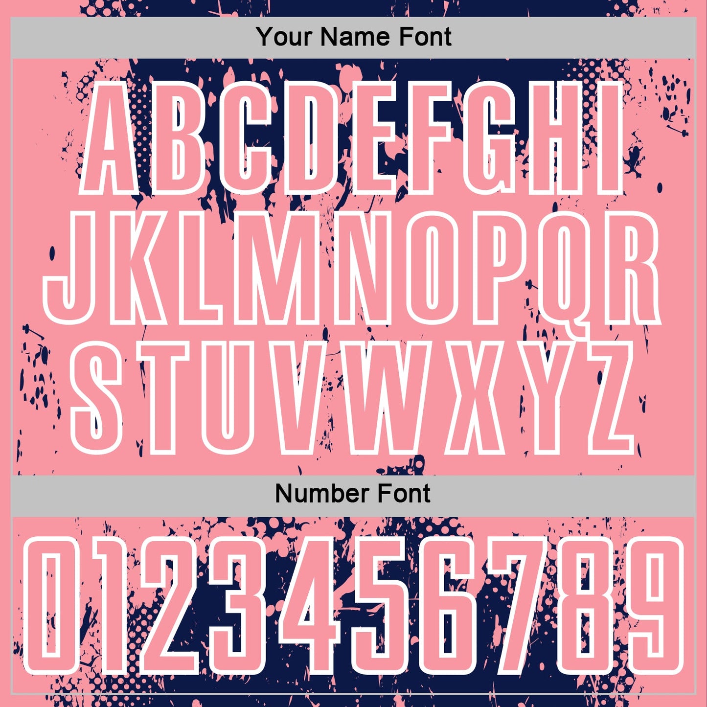 Custom Navy Medium Pink-White Abstract Splatter Grunge Art Sports Sublimation Soccer Uniform Jersey Limited