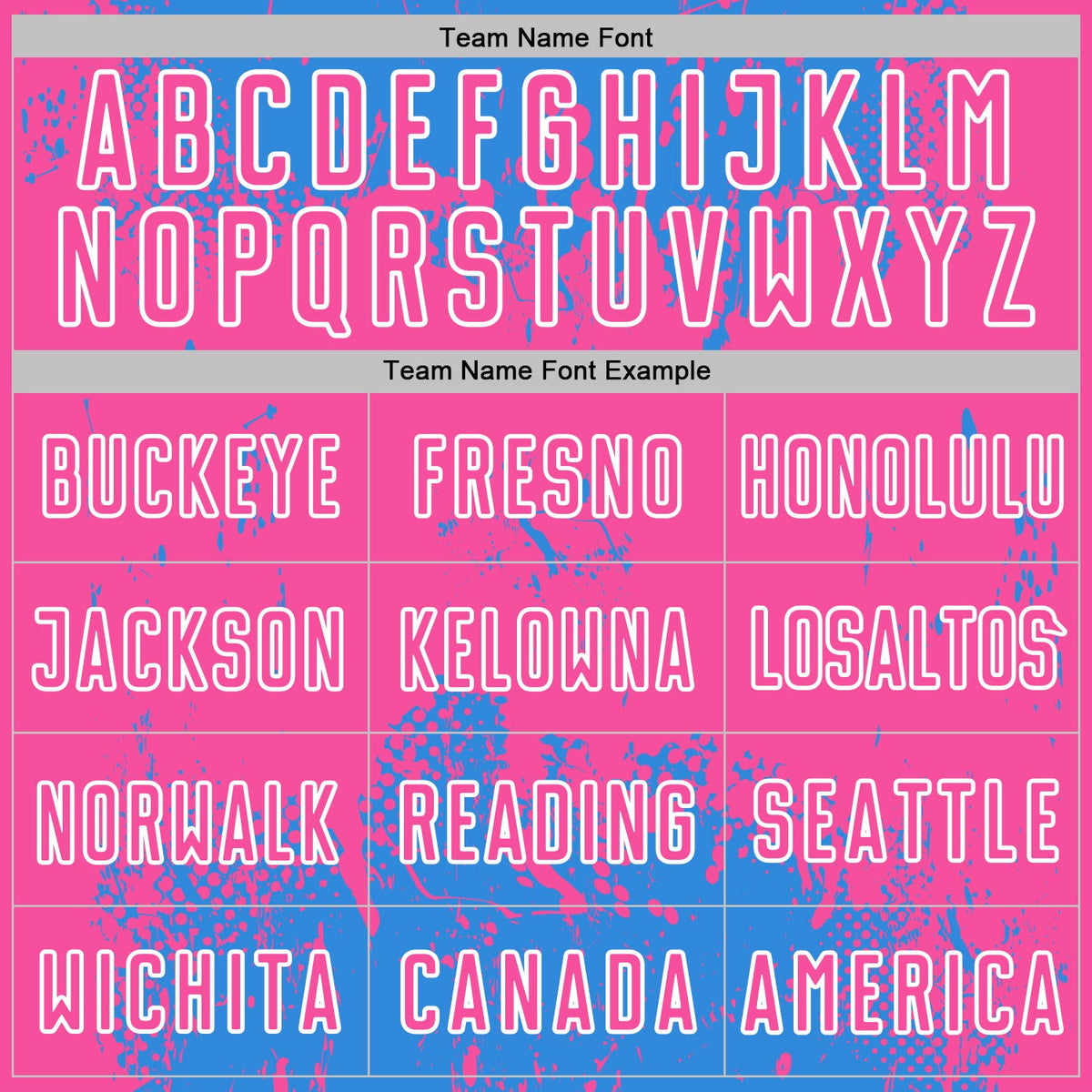 Custom Powder Blue Pink-White Abstract Splatter Grunge Art Sports Sublimation Soccer Uniform Jersey Limited