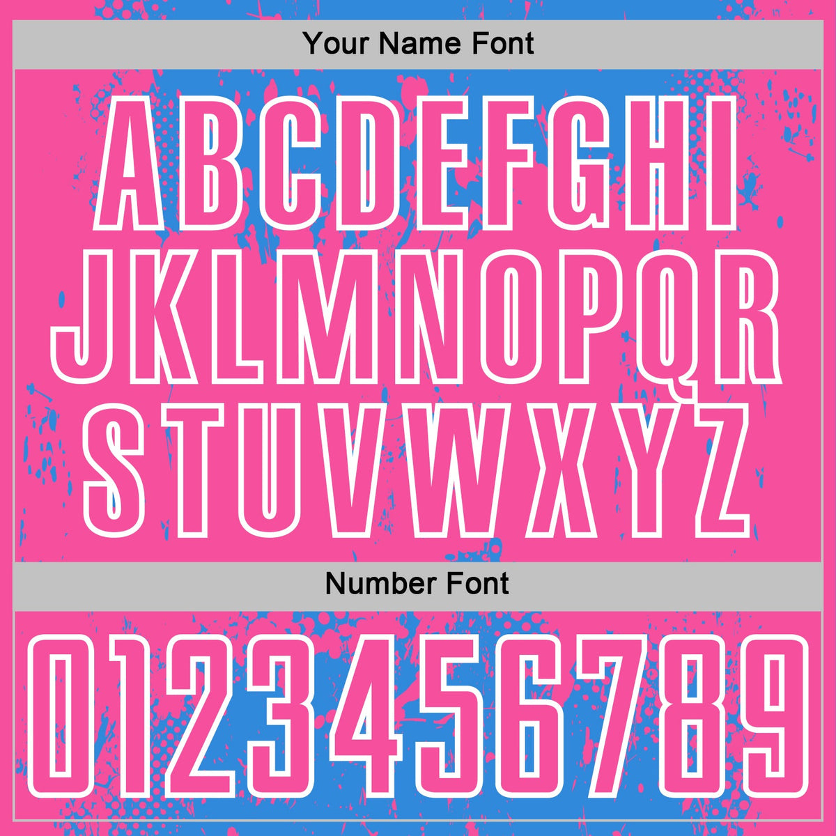 Custom Powder Blue Pink-White Abstract Splatter Grunge Art Sports Sublimation Soccer Uniform Jersey Limited