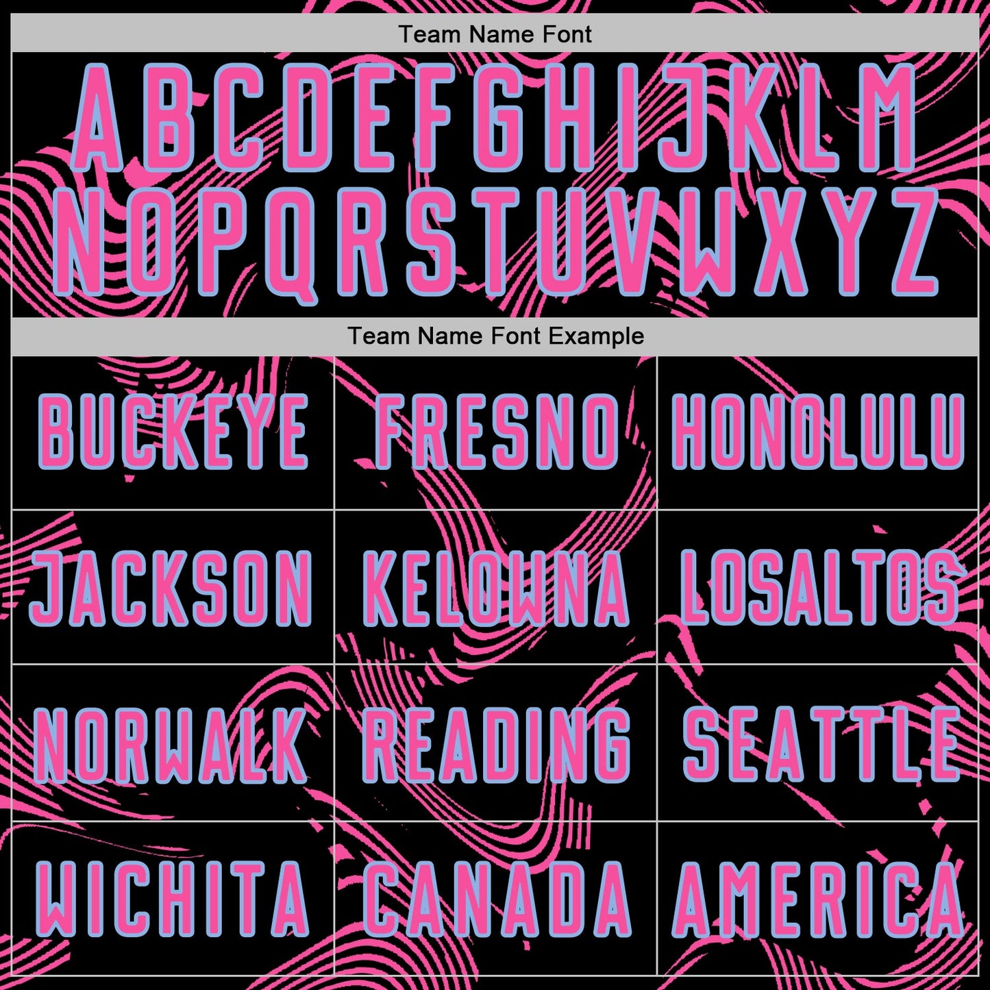 Custom Black Pink-Light Blue Curve Lines Sports Sublimation Soccer Uniform Jersey Limited