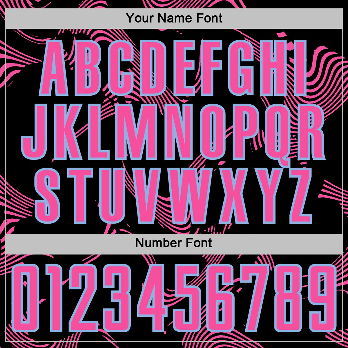 Custom Black Pink-Light Blue Curve Lines Sports Sublimation Soccer Uniform Jersey Limited