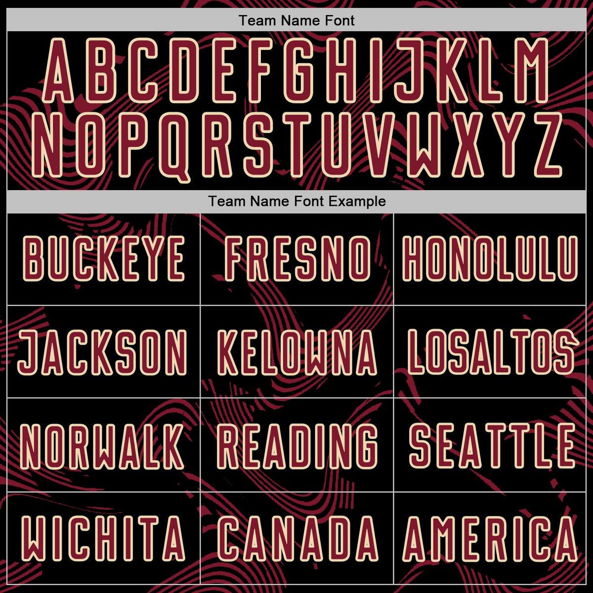 Custom Black Crimson-Cream Curve Lines Sports Sublimation Soccer Uniform Jersey Limited