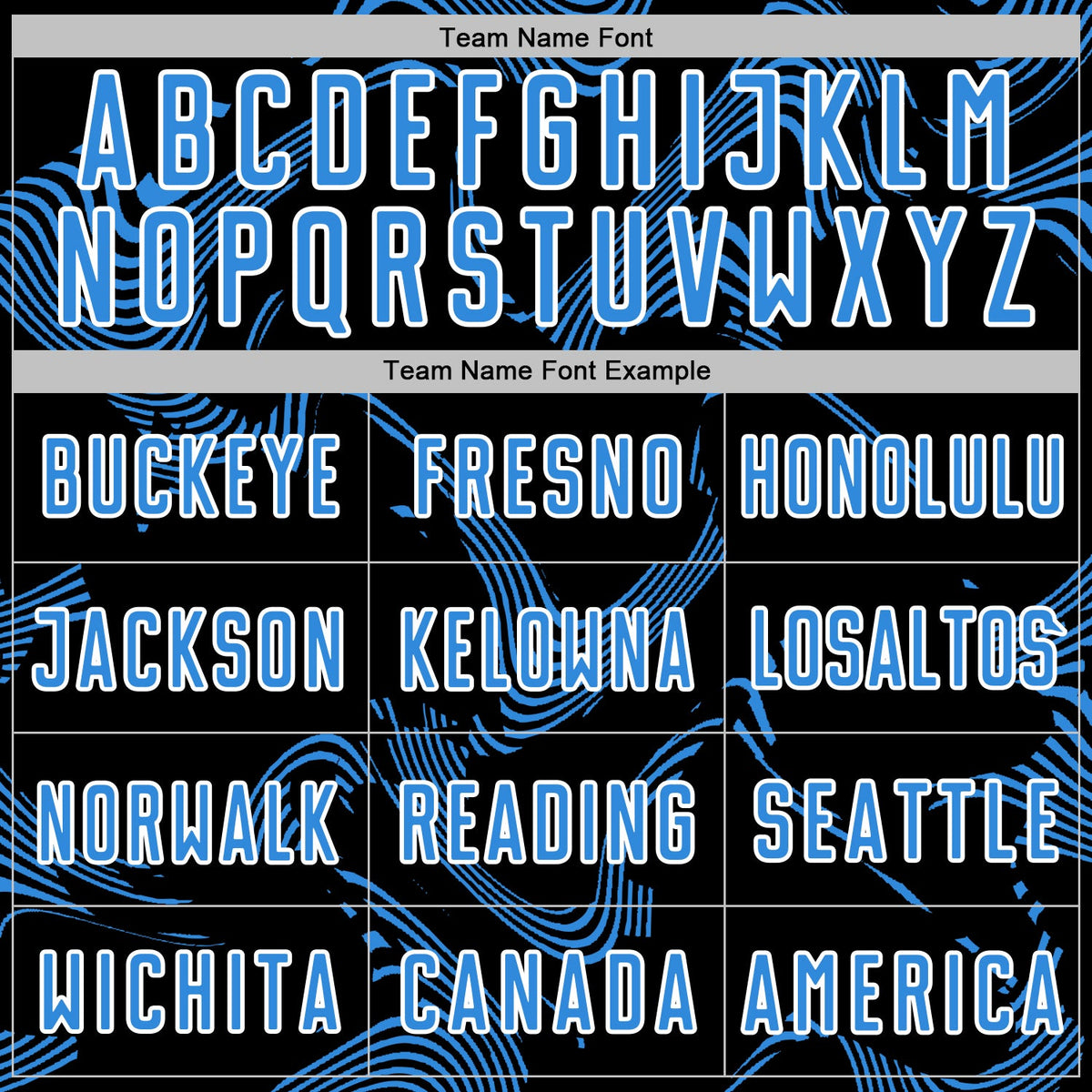 Custom Black Powder Blue-White Curve Lines Sports Sublimation Soccer Uniform Jersey Limited