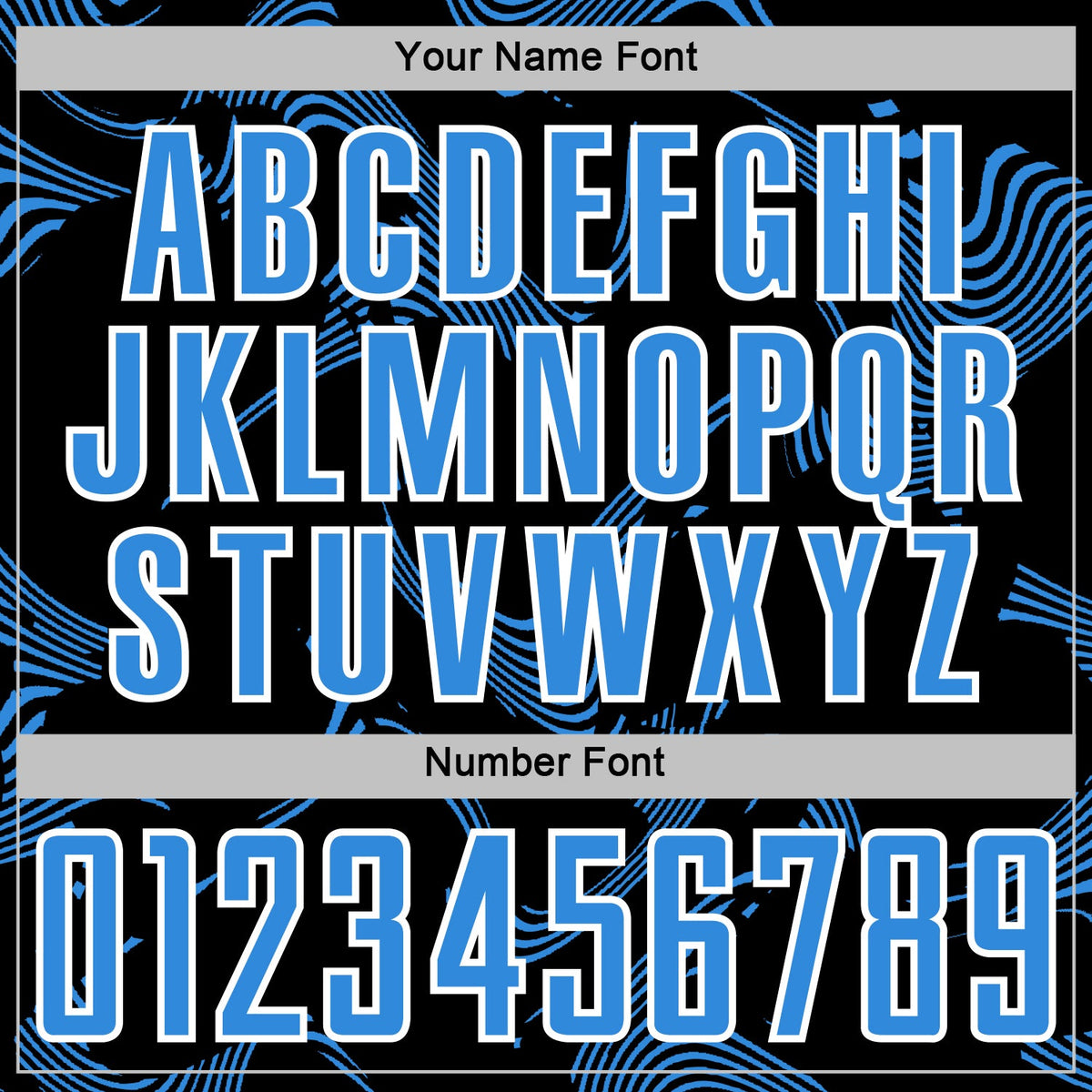 Custom Black Powder Blue-White Curve Lines Sports Sublimation Soccer Uniform Jersey Limited