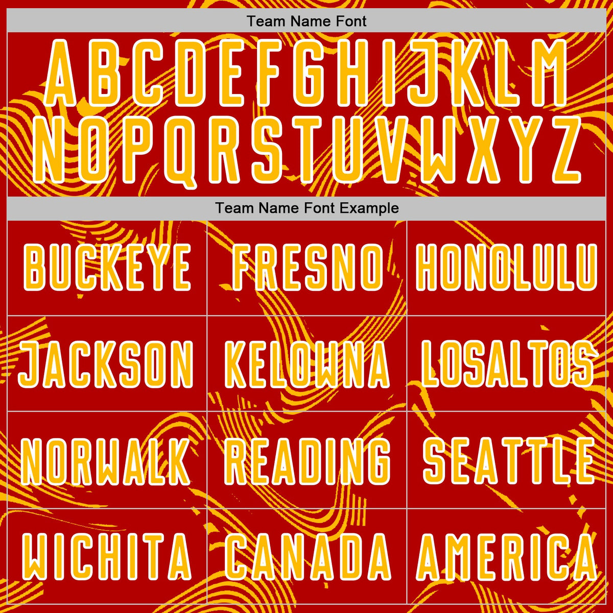 Custom Red Gold-White Curve Lines Sports Sublimation Soccer Uniform Jersey Limited