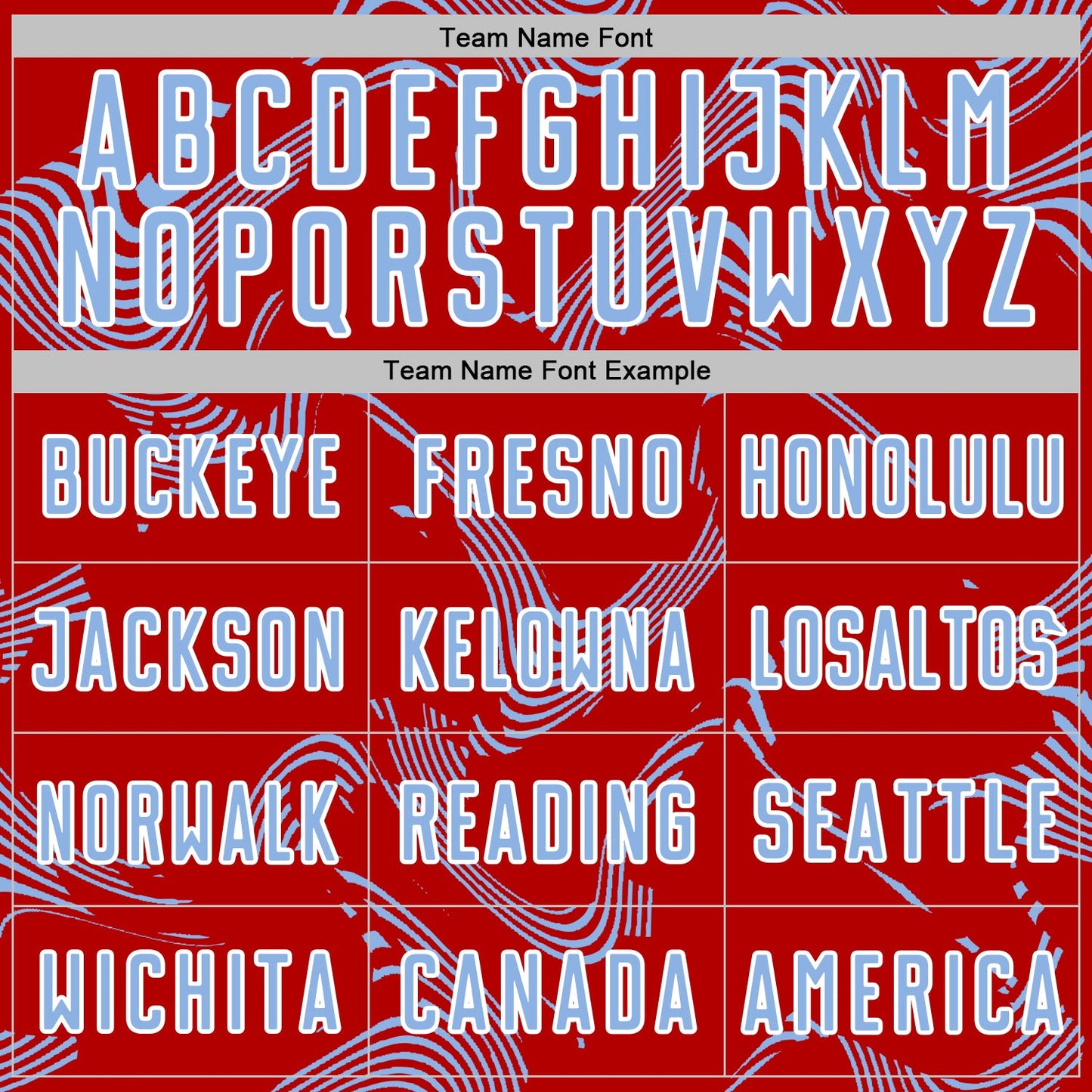 Custom Red Light Blue-White Curve Lines Sports Sublimation Soccer Uniform Jersey Limited