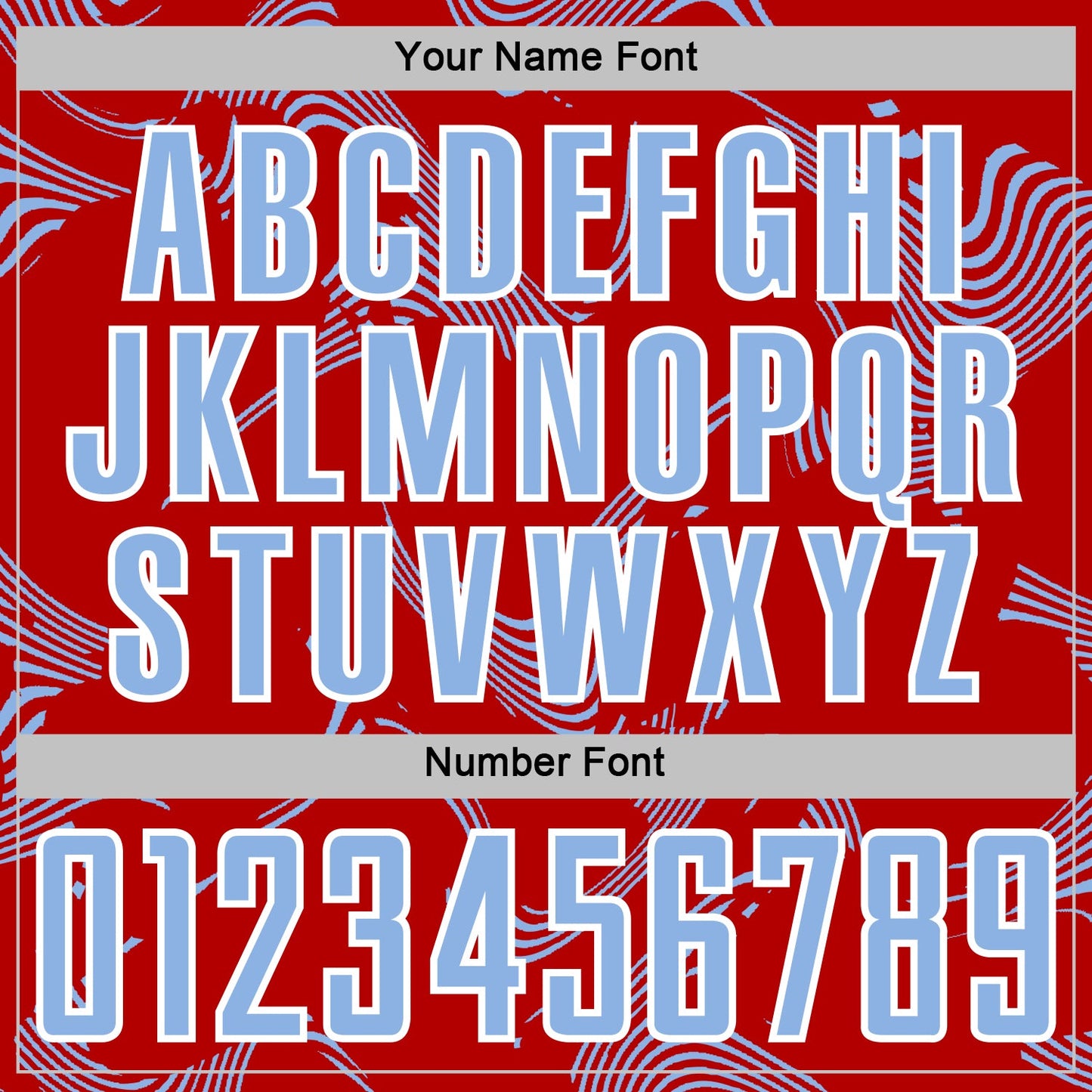 Custom Red Light Blue-White Curve Lines Sports Sublimation Soccer Uniform Jersey Limited