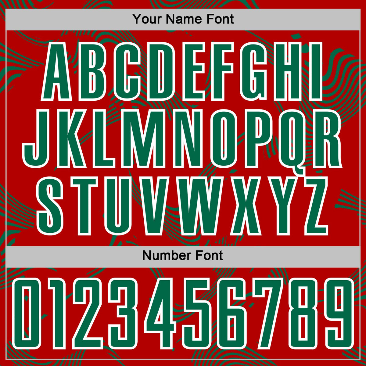 Custom Red Kelly Green-White Curve Lines Sports Sublimation Soccer Uniform Jersey Limited