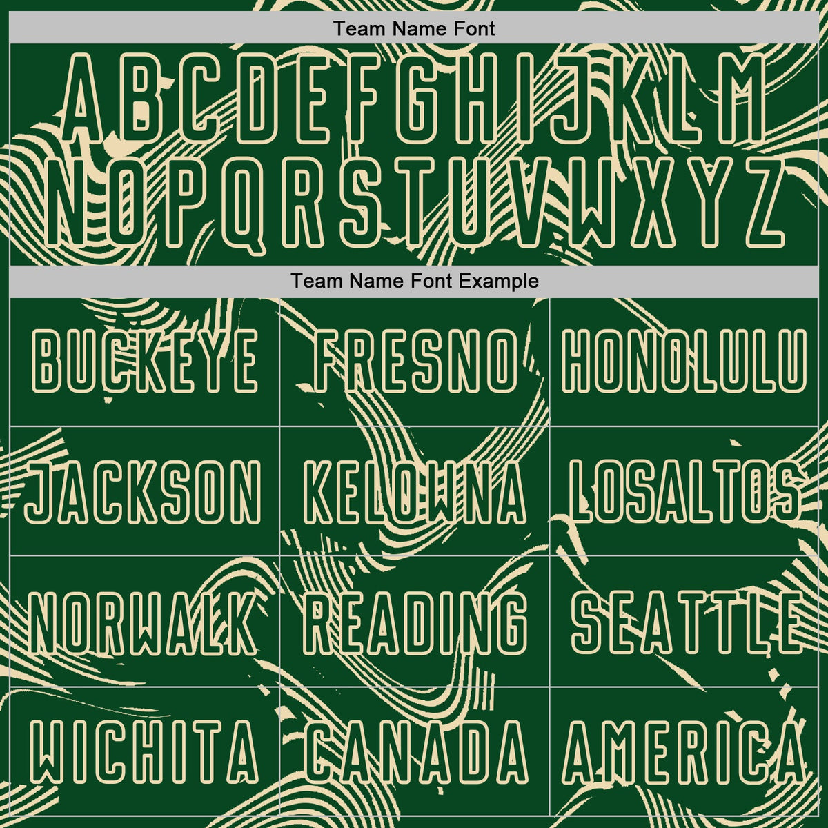 Custom Green Cream Curve Lines Sports Sublimation Soccer Uniform Jersey Limited