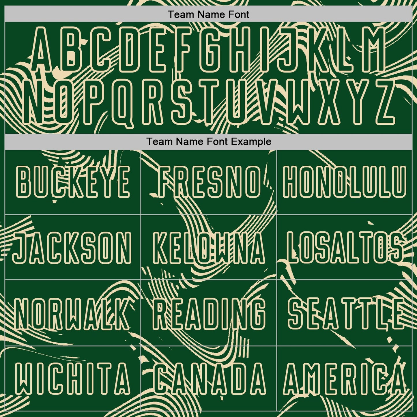 Custom Green Cream Curve Lines Sports Sublimation Soccer Uniform Jersey Limited