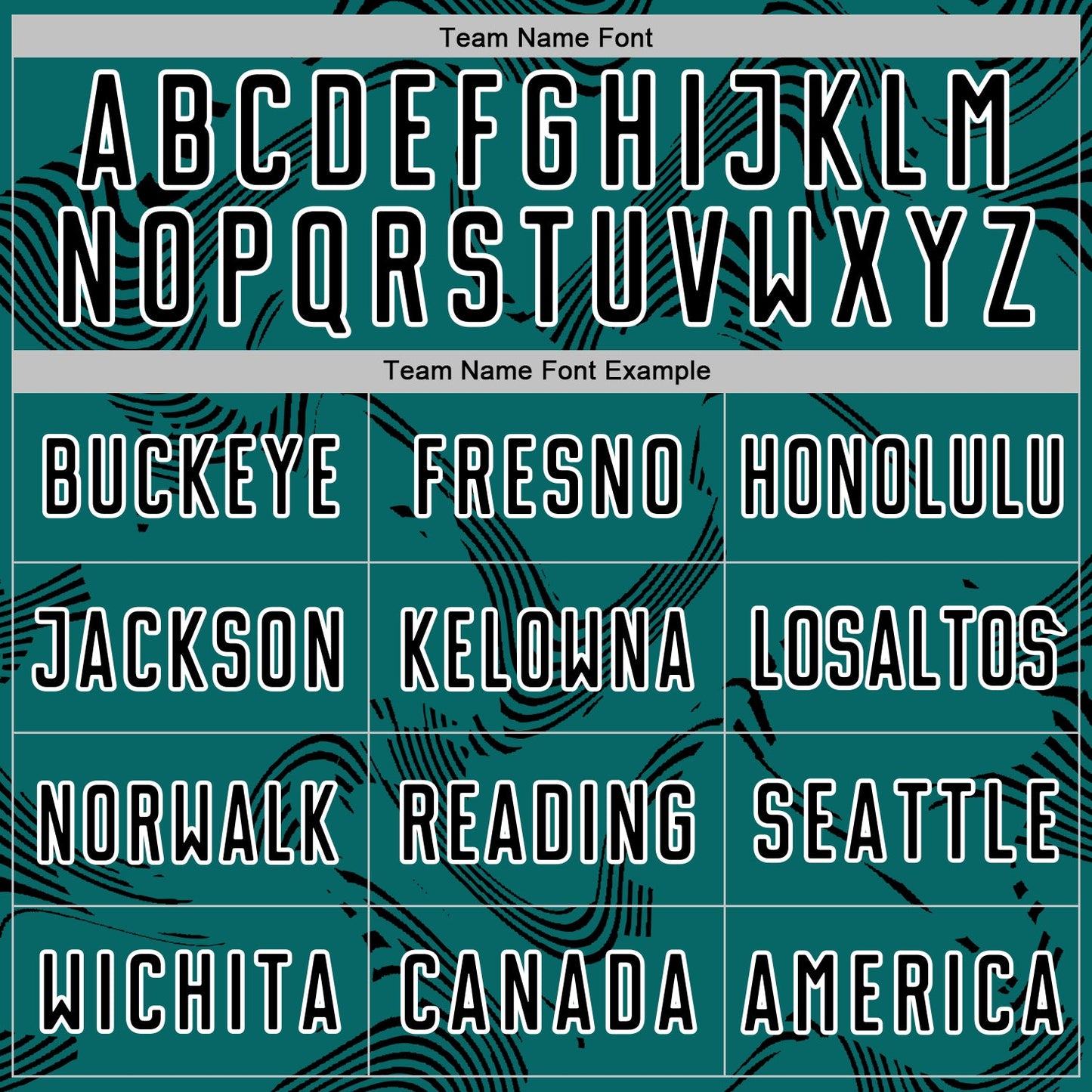 Custom Teal Black-White Curve Lines Sports Sublimation Soccer Uniform Jersey Limited