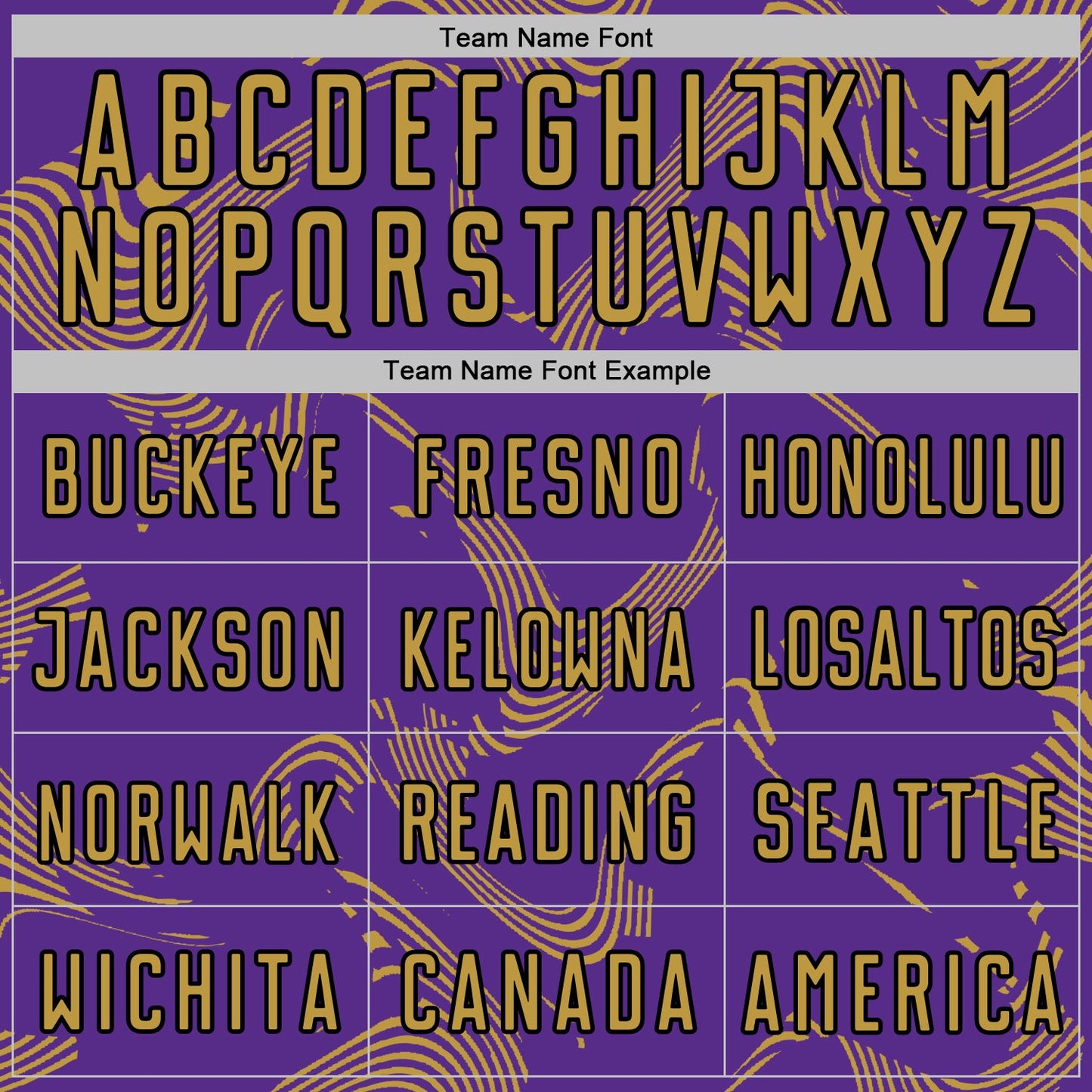 Custom Purple Old Gold-Black Curve Lines Sports Sublimation Soccer Uniform Jersey Limited