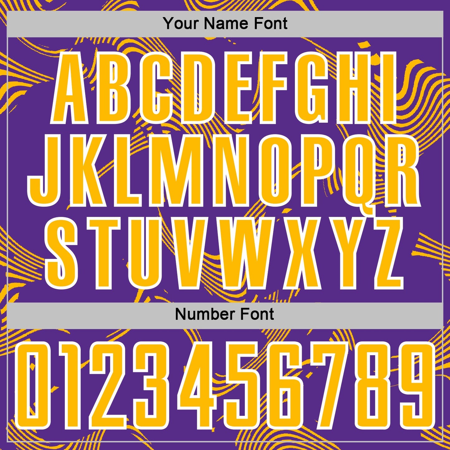 Custom Purple Gold-White Curve Lines Sports Sublimation Soccer Uniform Jersey Limited