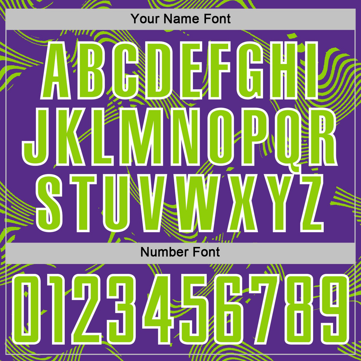 Custom Purple Neon Green-White Curve Lines Sports Sublimation Soccer Uniform Jersey Limited
