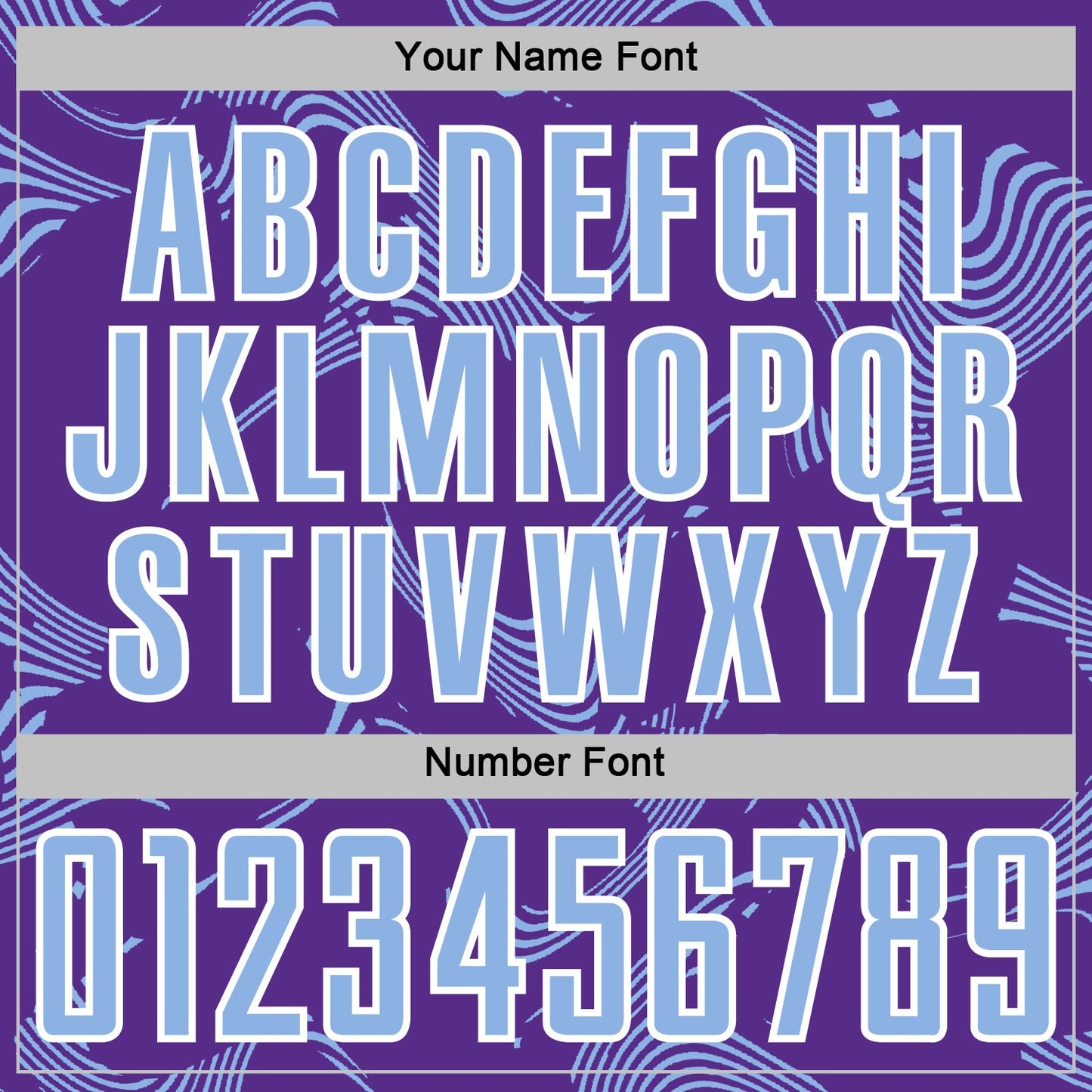 Custom Purple Light Blue-White Curve Lines Sports Sublimation Soccer Uniform Jersey Limited