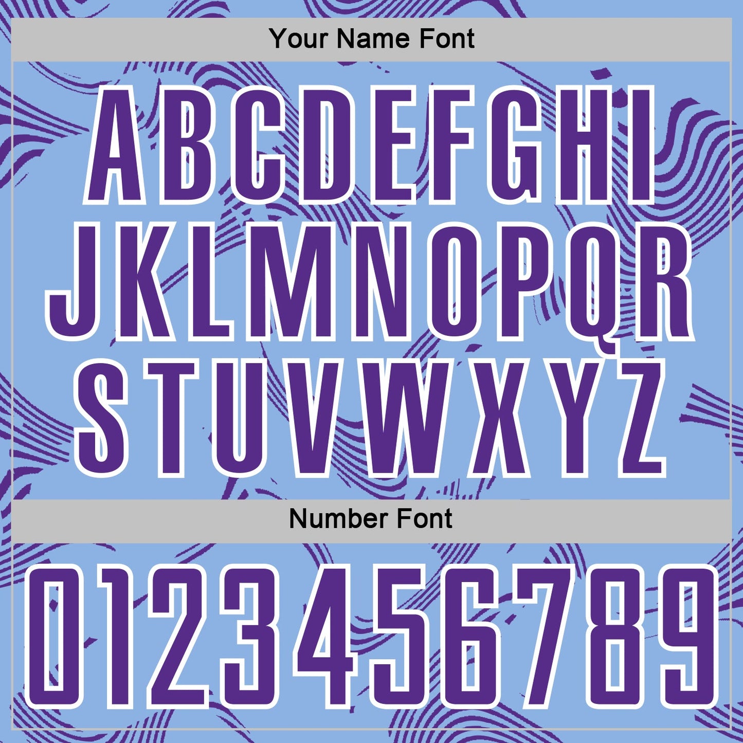 Custom Light Blue Purple-White Curve Lines Sports Sublimation Soccer Uniform Jersey Limited