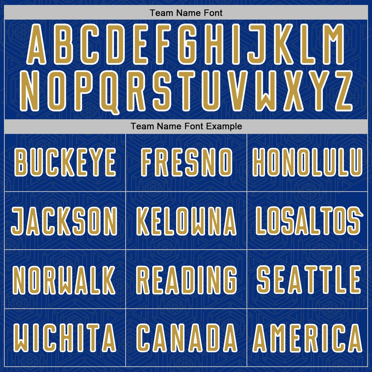 Custom Royal Old Gold-White Geometric Shape Sports Sublimation Soccer Uniform Jersey Limited