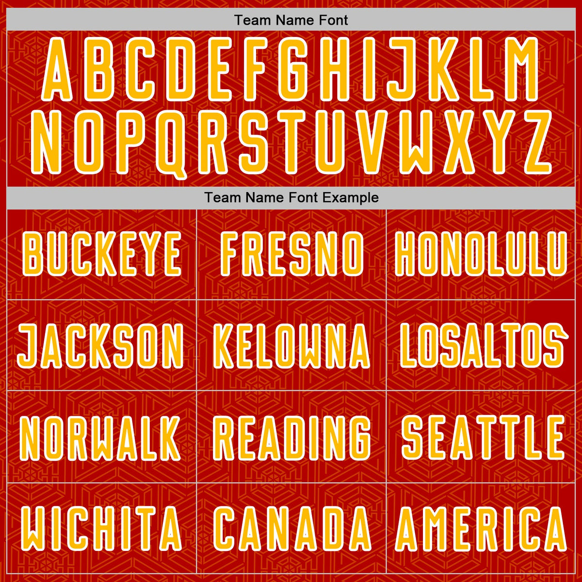 Custom Red Gold-White Geometric Shape Sports Sublimation Soccer Uniform Jersey Limited