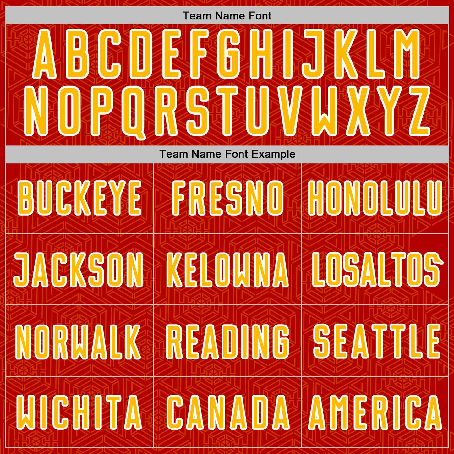 Custom Red Gold-White Geometric Shape Sports Sublimation Soccer Uniform Jersey Limited