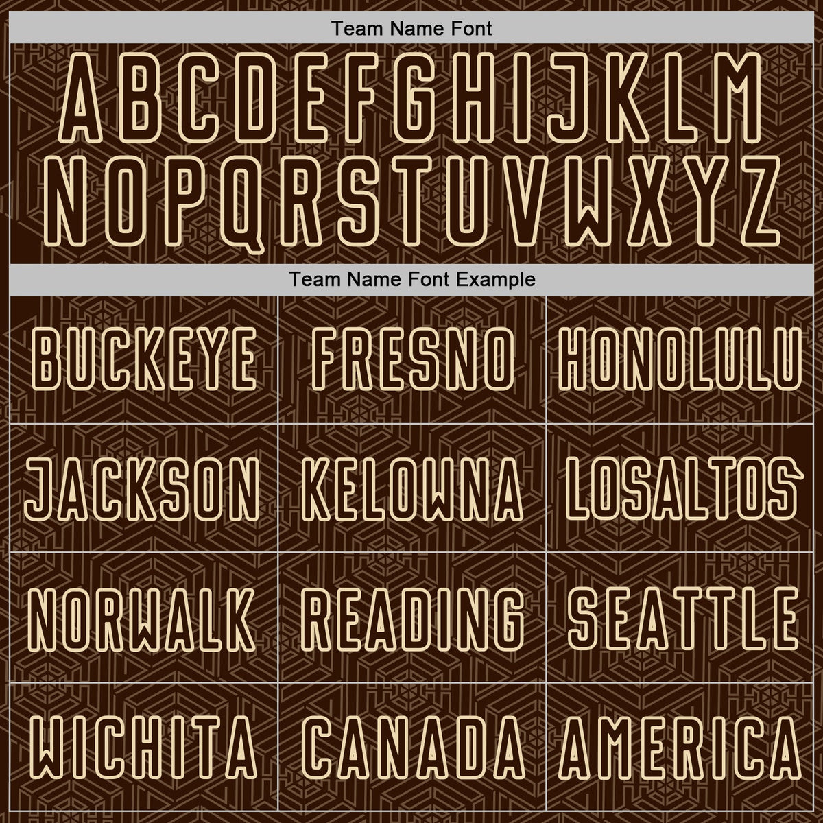 Custom Brown Cream Geometric Shape Sports Sublimation Soccer Uniform Jersey Limited