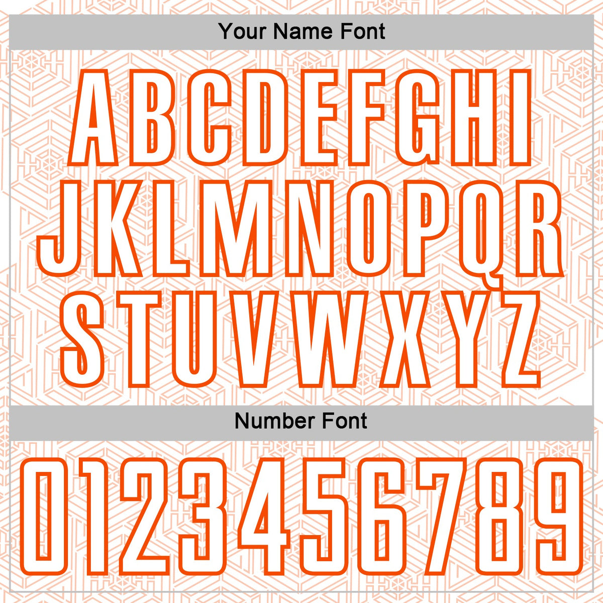 Custom White Orange Geometric Shape Sports Sublimation Soccer Uniform Jersey Limited