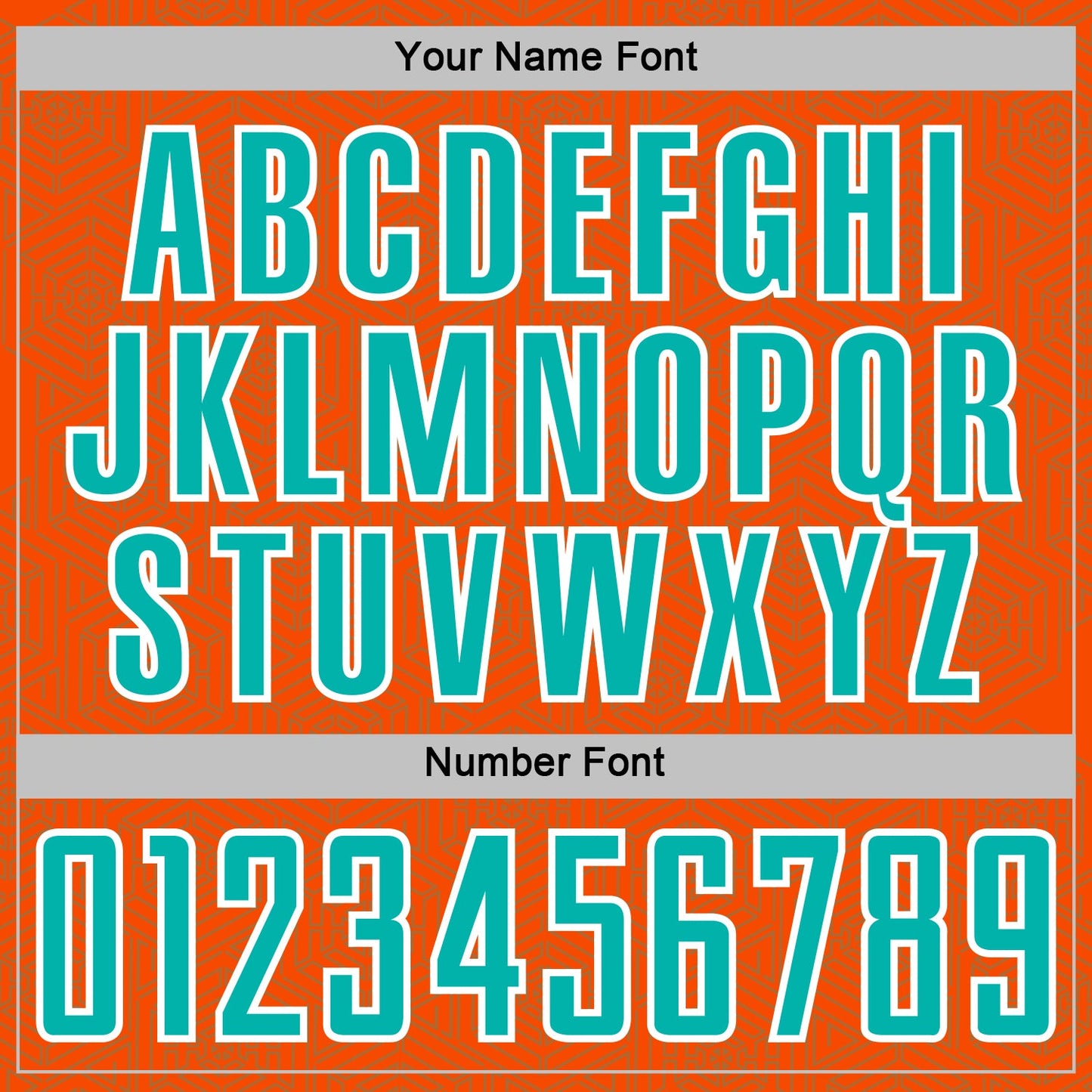 Custom Orange Aqua-White Geometric Shape Sports Sublimation Soccer Uniform Jersey Limited