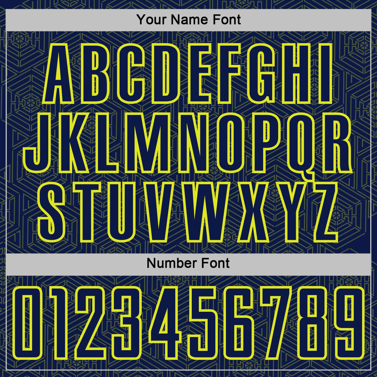 Custom Navy Neon Yellow Geometric Shape Sports Sublimation Soccer Uniform Jersey Limited