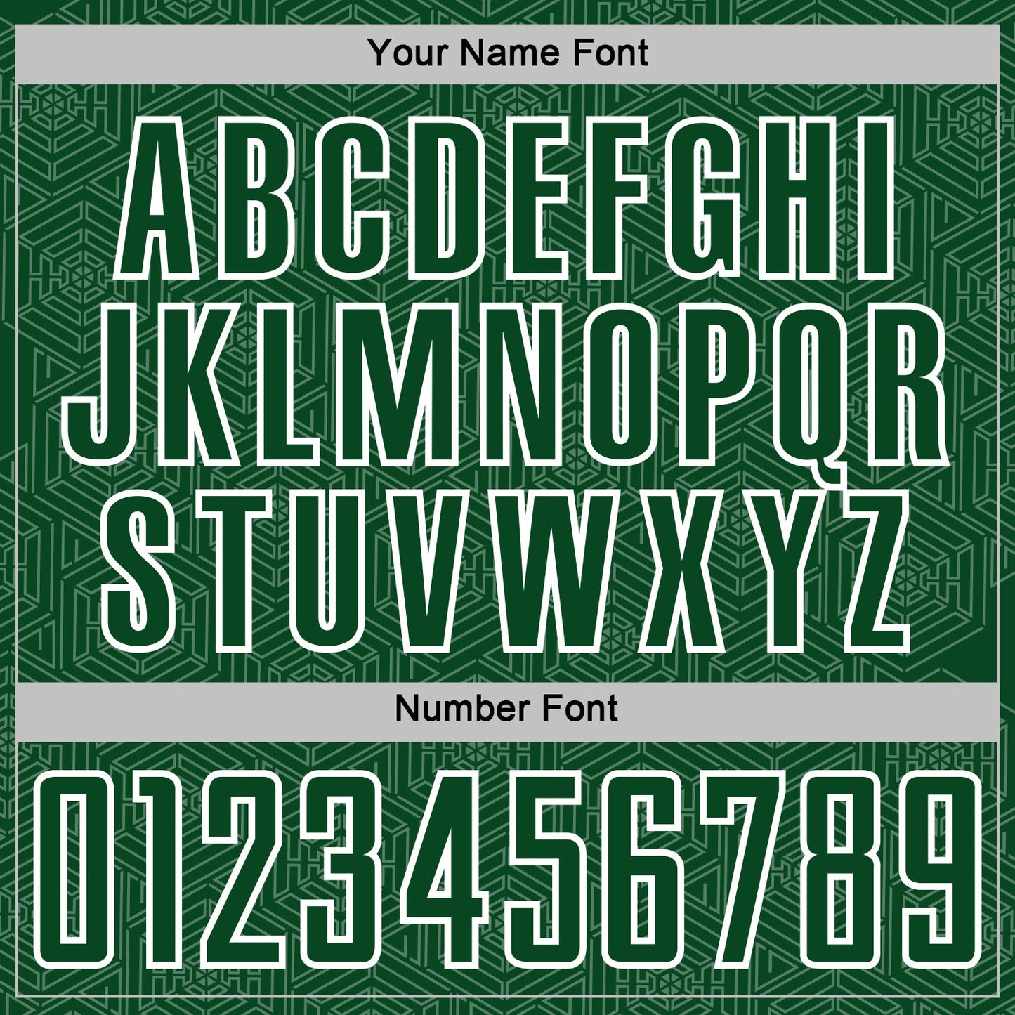 Custom Green White Geometric Shape Sports Sublimation Soccer Uniform Jersey Limited