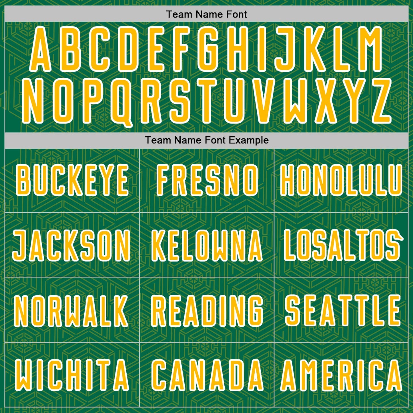 Custom Kelly Green Gold-White Geometric Shape Sports Sublimation Soccer Uniform Jersey Limited