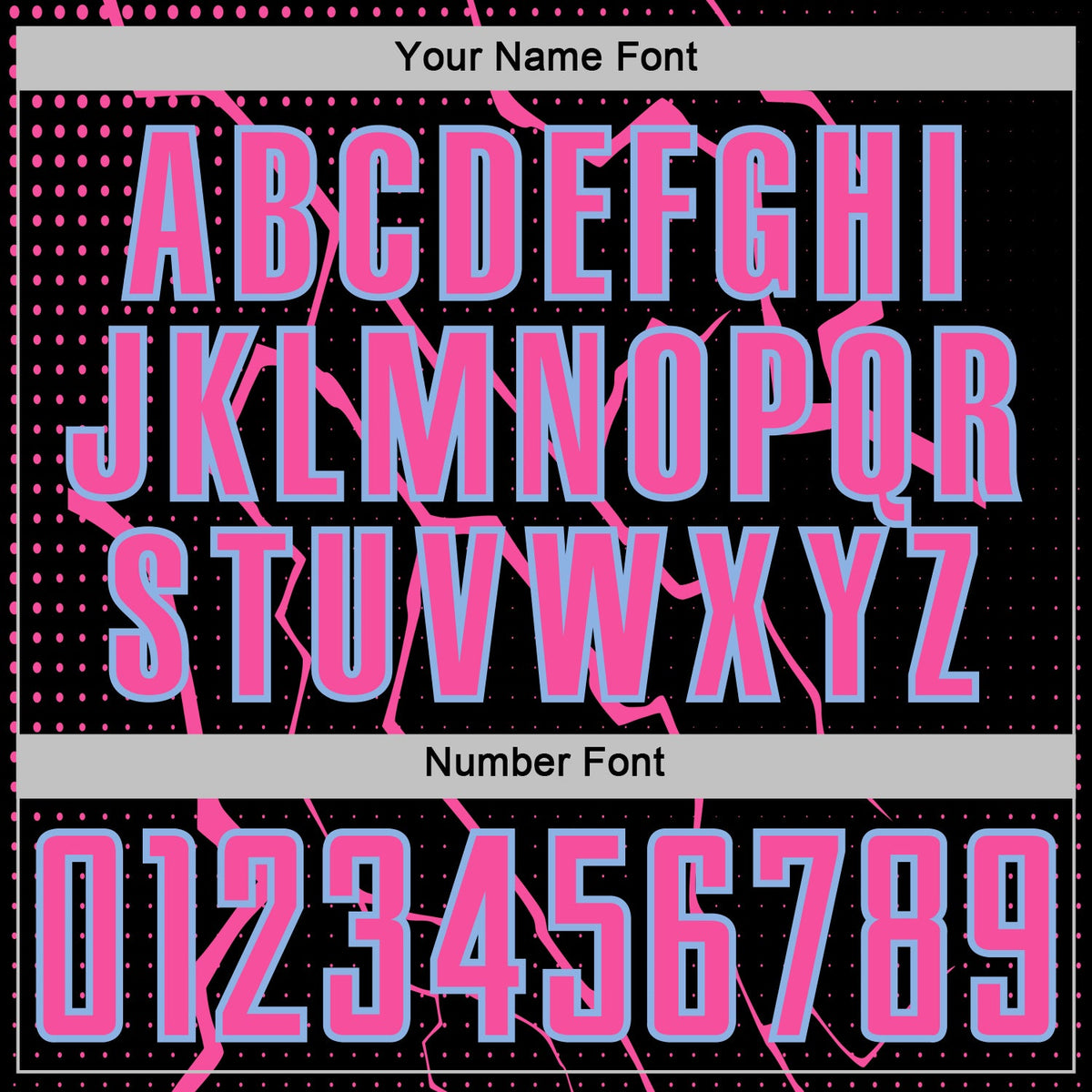 Custom Black Pink-Light Blue Lightning Sports Sublimation Soccer Uniform Jersey Limited