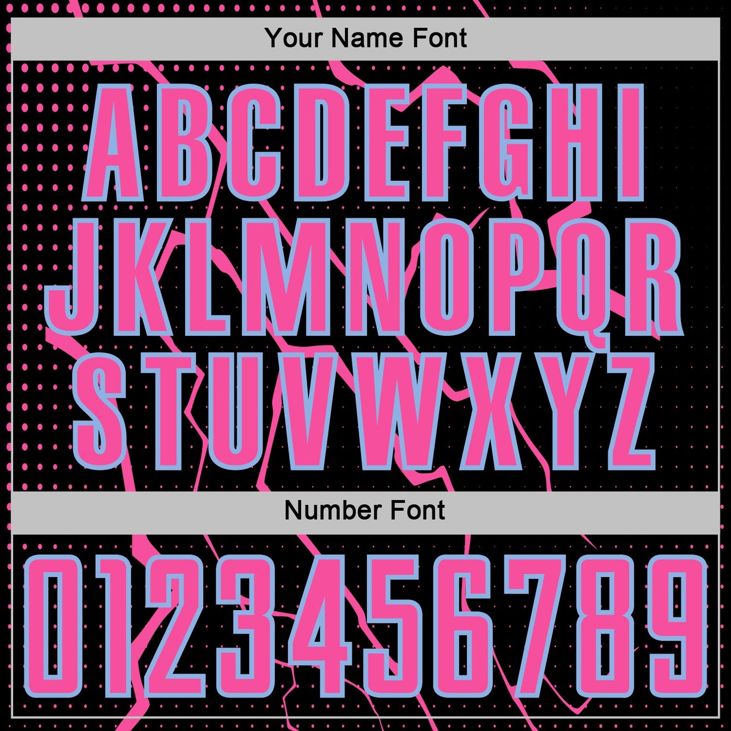 Custom Black Pink-Light Blue Lightning Sports Sublimation Soccer Uniform Jersey Limited