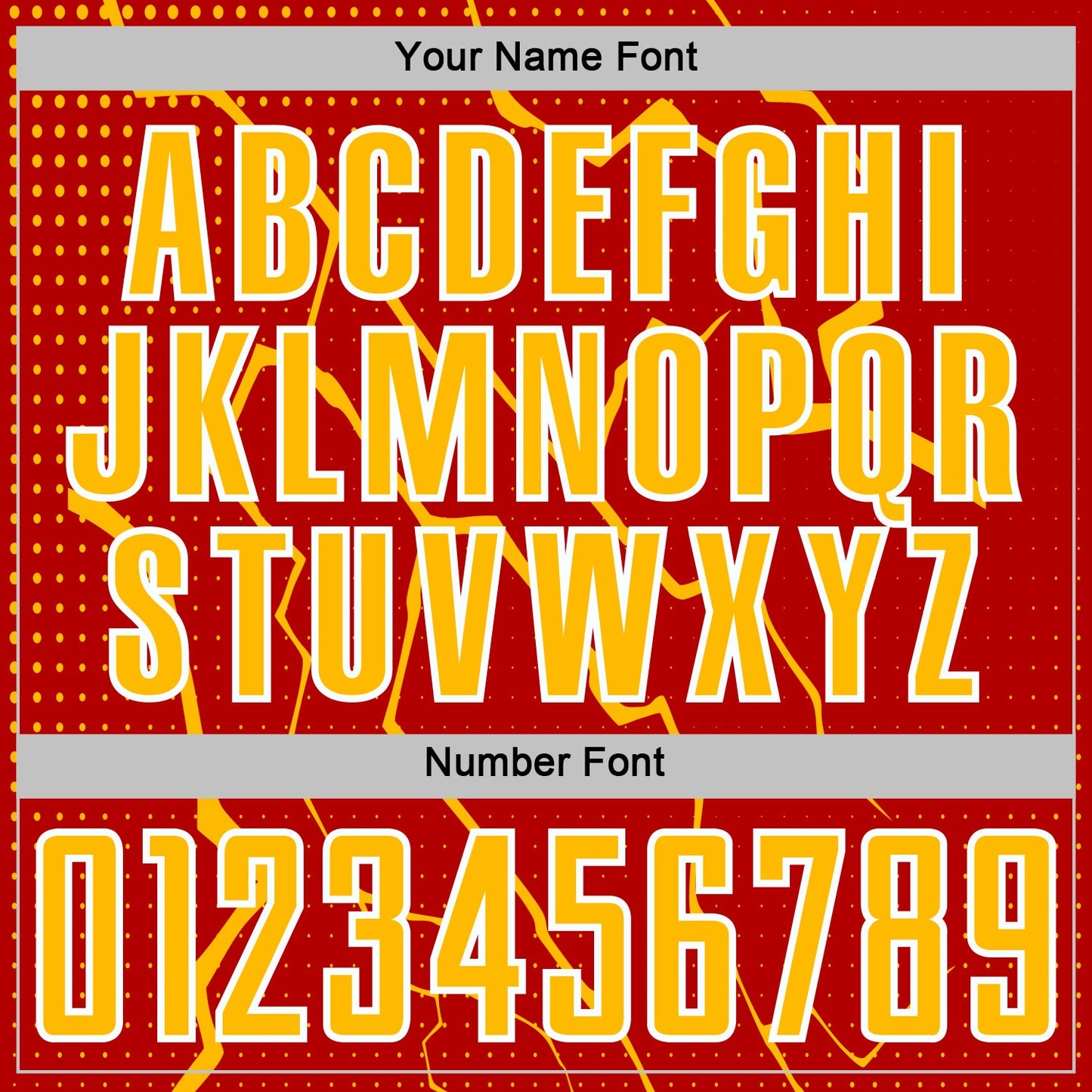 Custom Red Gold-White Lightning Sports Sublimation Soccer Uniform Jersey Limited