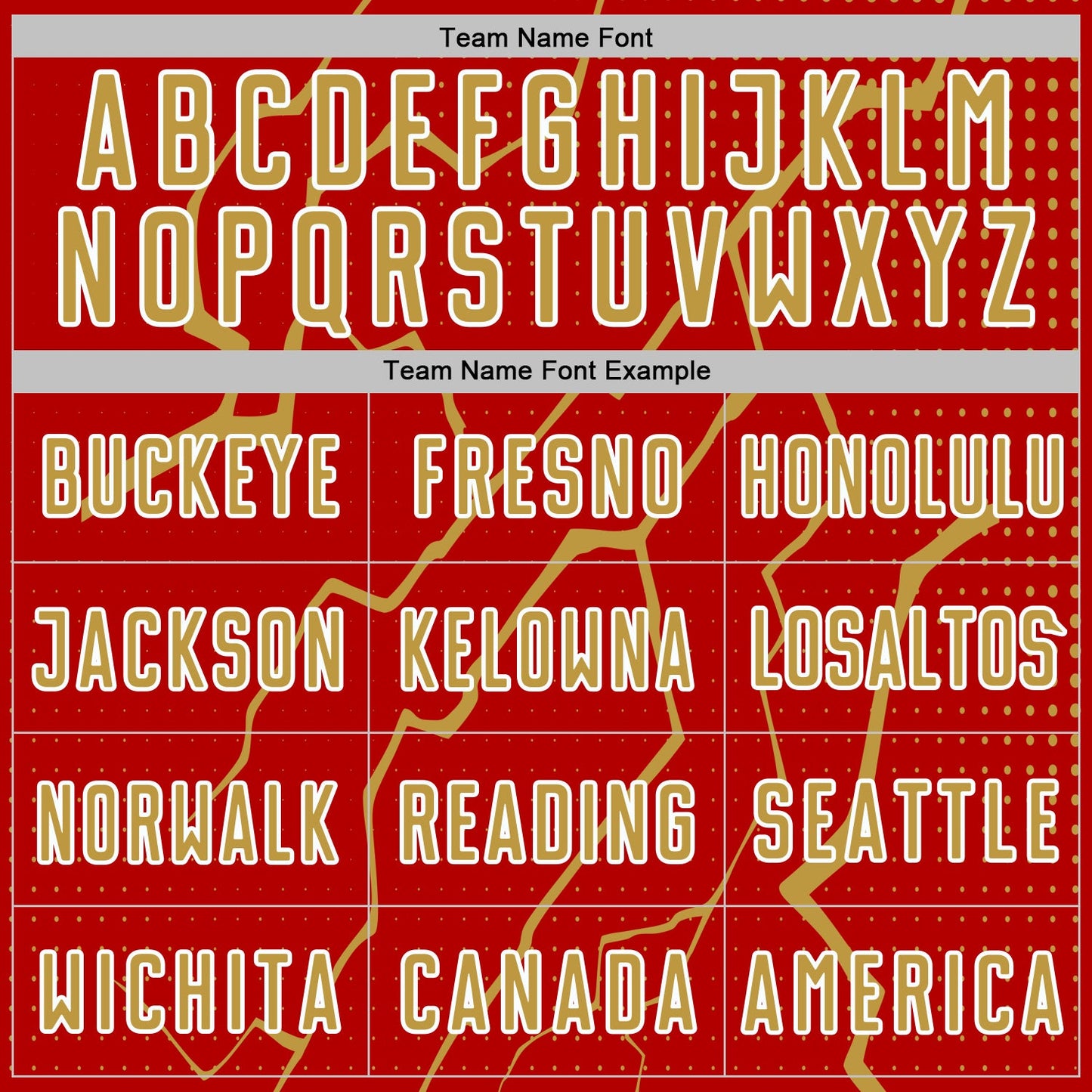 Custom Red Old Gold-White Lightning Sports Sublimation Soccer Uniform Jersey Limited