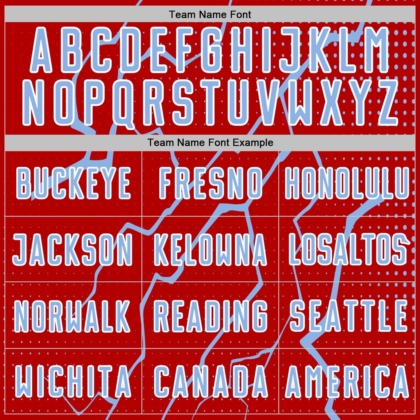 Custom Red Light Blue-White Lightning Sports Sublimation Soccer Uniform Jersey Limited