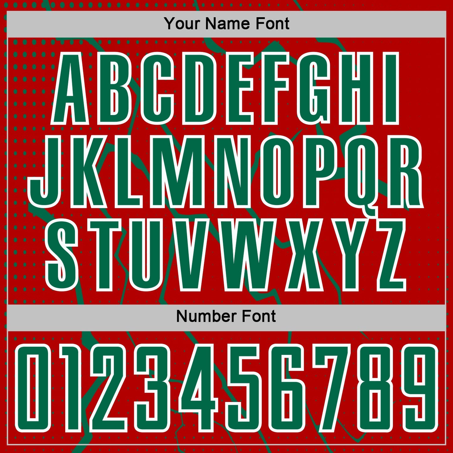 Custom Red Kelly Green-White Lightning Sports Sublimation Soccer Uniform Jersey Limited