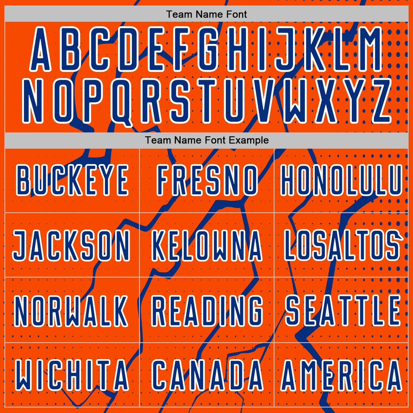 Custom Orange Royal-White Lightning Sports Sublimation Soccer Uniform Jersey Limited