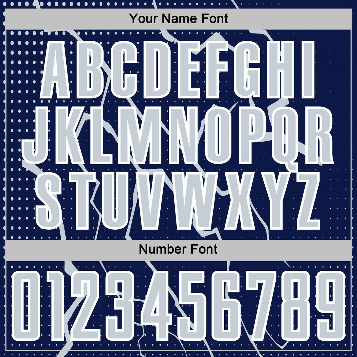 Custom Navy Silver-White Lightning Sports Sublimation Soccer Uniform Jersey Limited