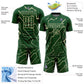 Custom Green Cream Lightning Sports Sublimation Soccer Uniform Jersey Limited