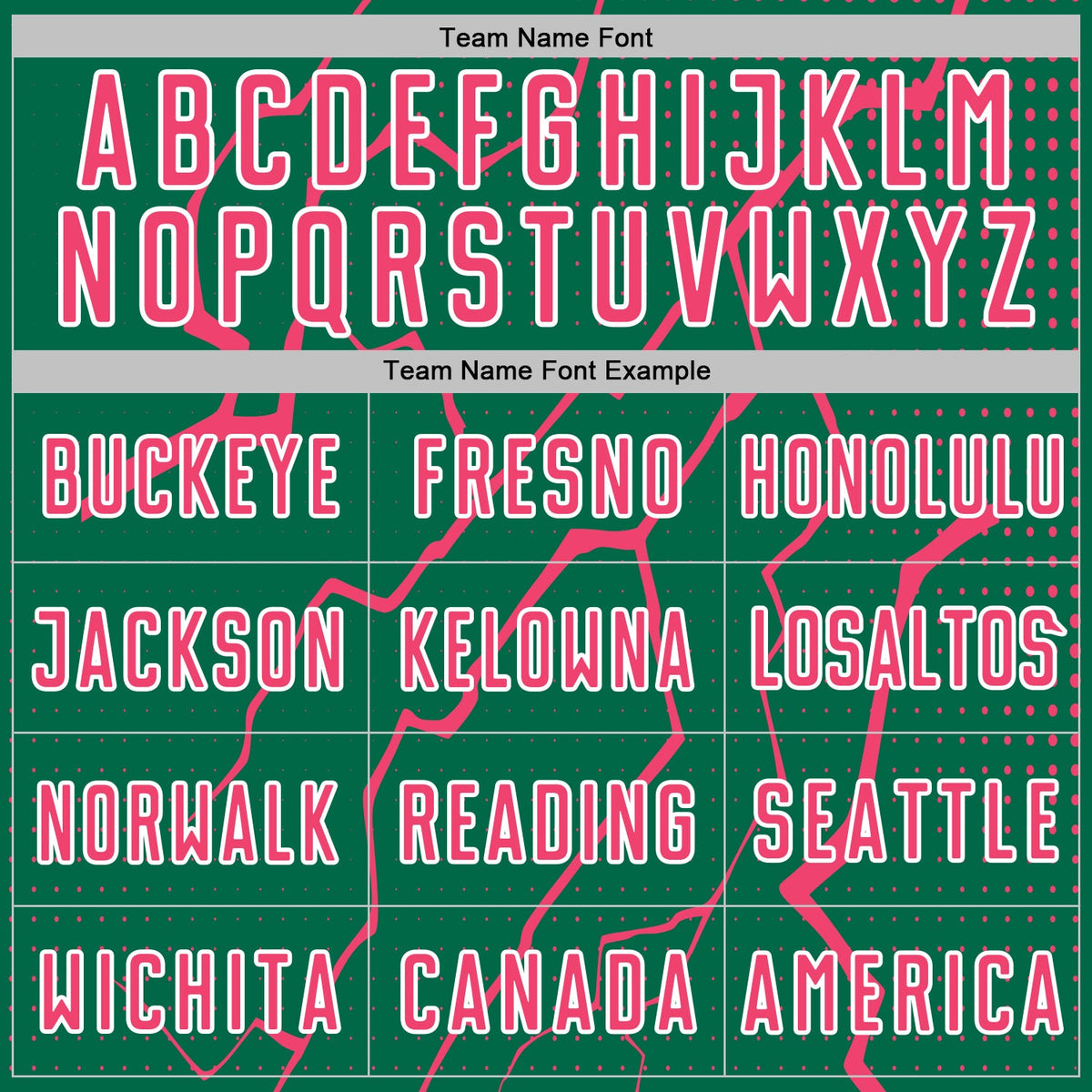 Custom Kelly Green Neon Pink-White Lightning Sports Sublimation Soccer Uniform Jersey Limited