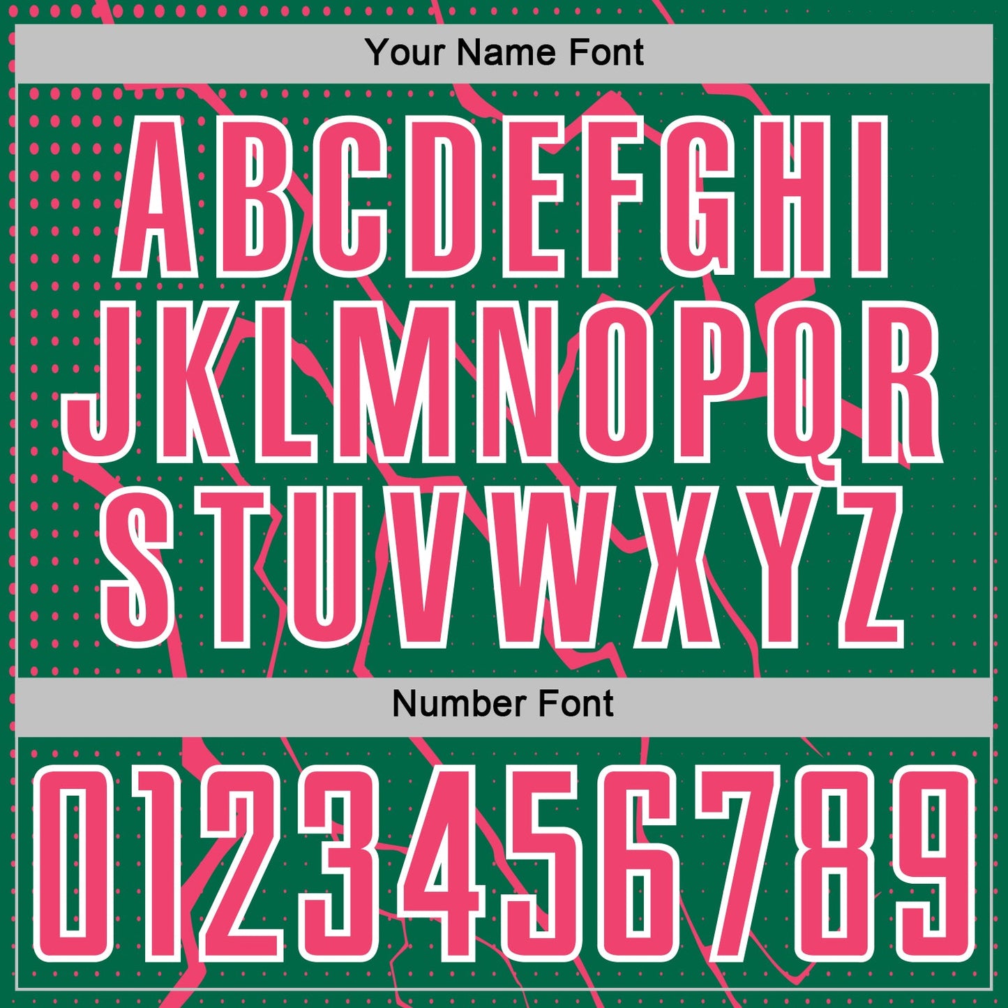 Custom Kelly Green Neon Pink-White Lightning Sports Sublimation Soccer Uniform Jersey Limited