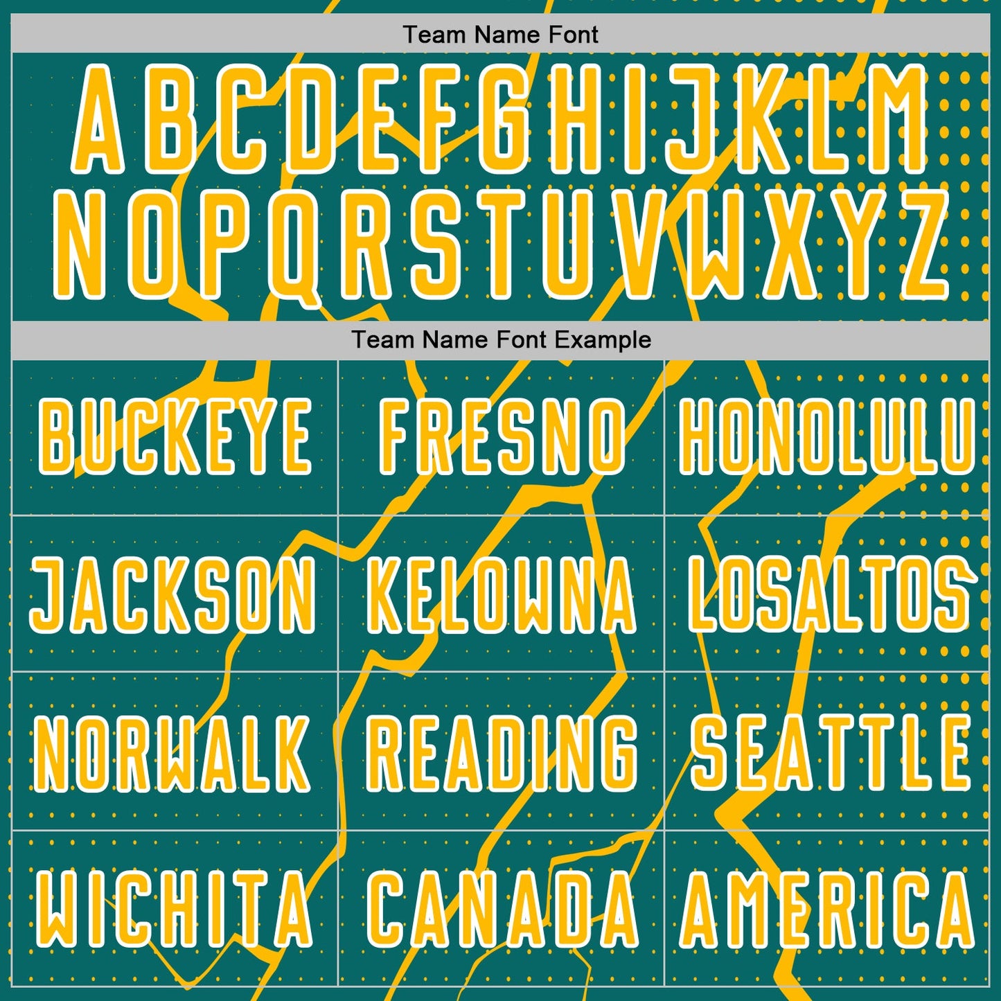 Custom Teal Gold-White Lightning Sports Sublimation Soccer Uniform Jersey Limited