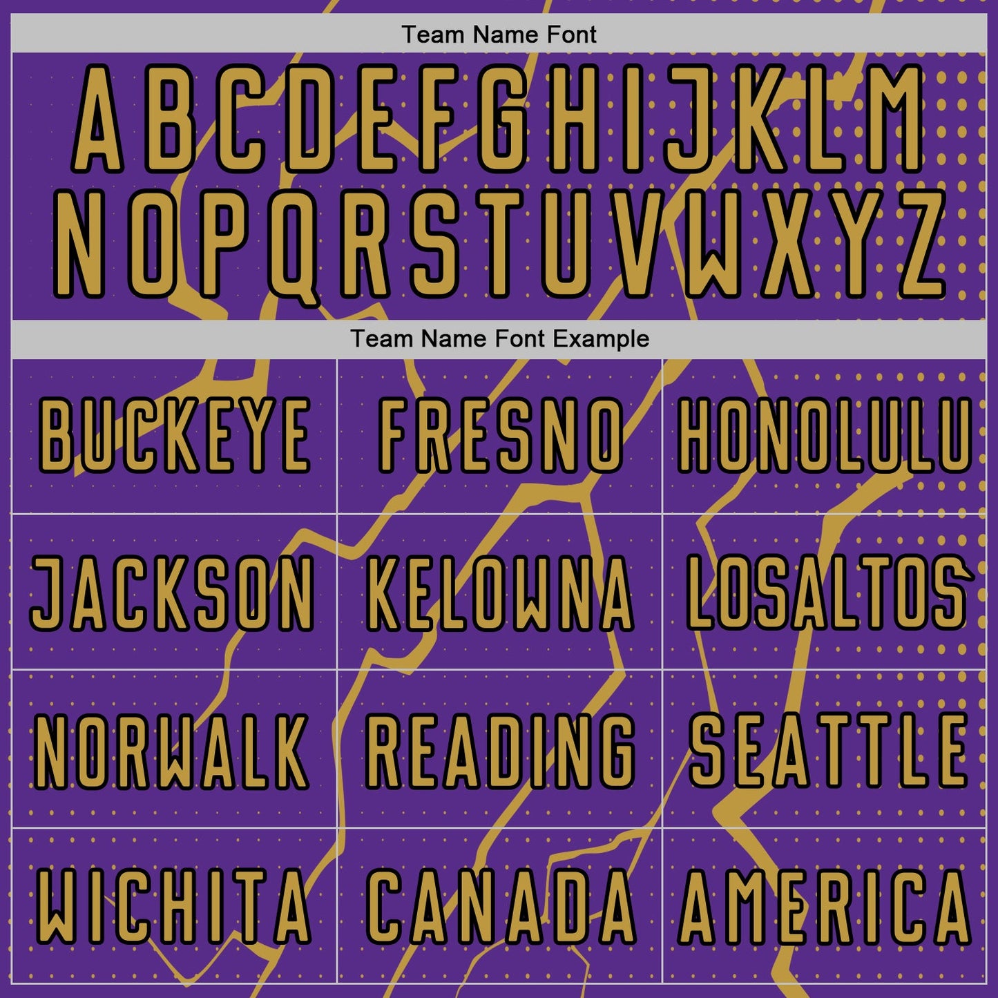 Custom Purple Old Gold-Black Lightning Sports Sublimation Soccer Uniform Jersey Limited