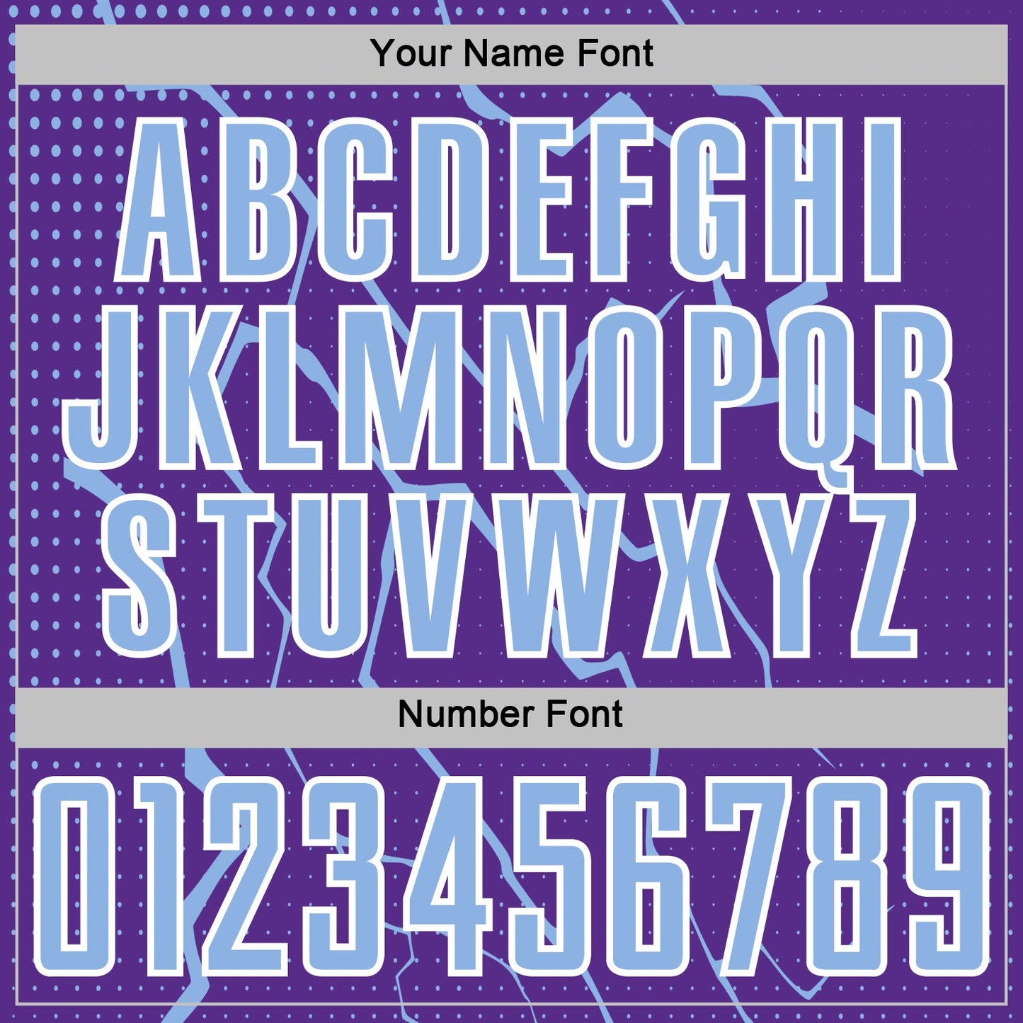 Custom Purple Light Blue-White Lightning Sports Sublimation Soccer Uniform Jersey Limited