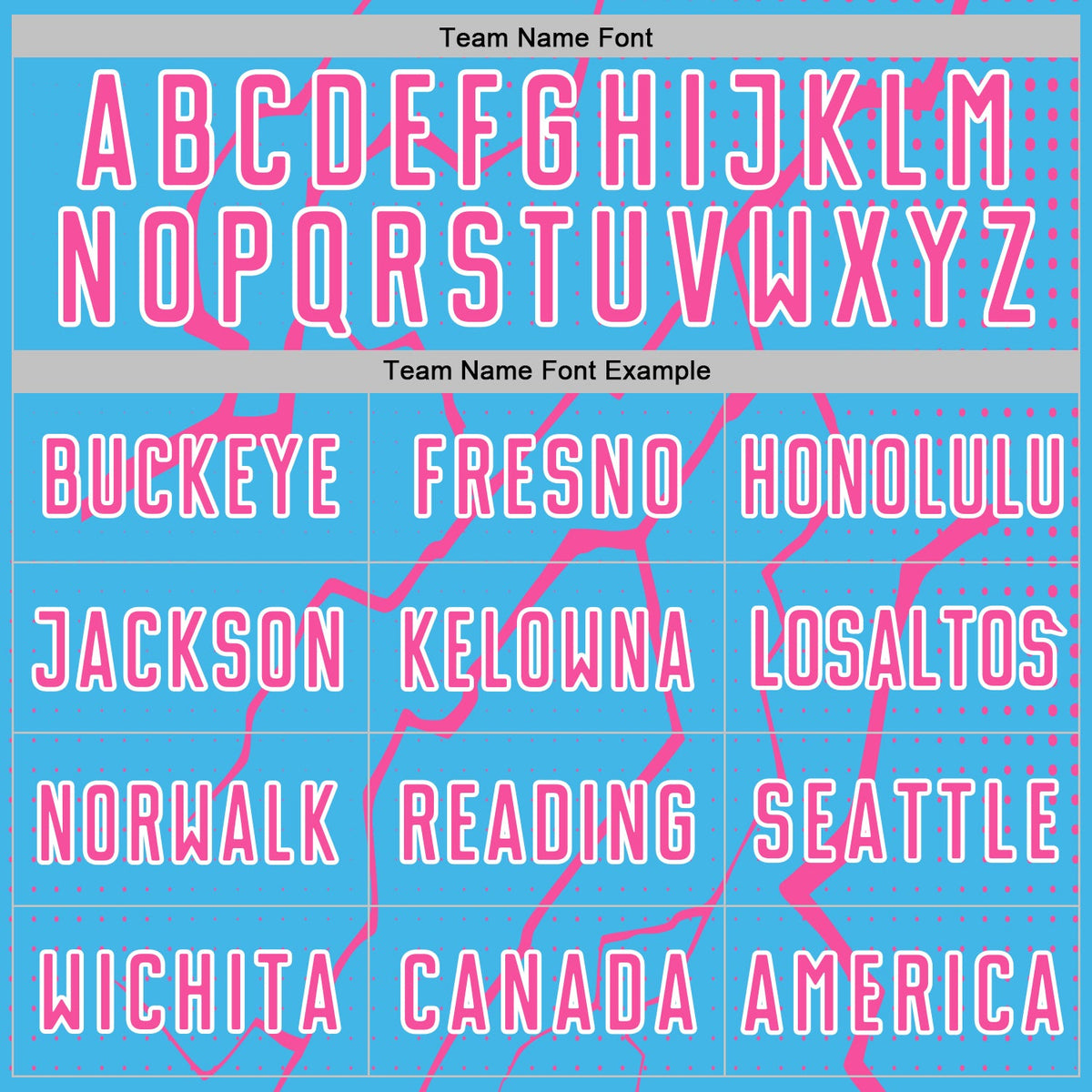 Custom Sky Blue Pink-White Lightning Sports Sublimation Soccer Uniform Jersey Limited