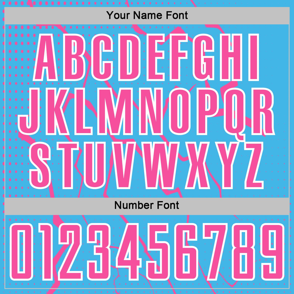 Custom Sky Blue Pink-White Lightning Sports Sublimation Soccer Uniform Jersey Limited