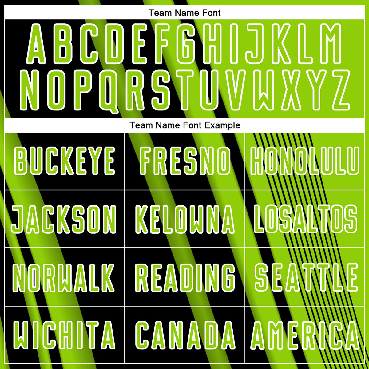 Custom Neon Green Black-White Lines Sports Sublimation Soccer Uniform Jersey Limited