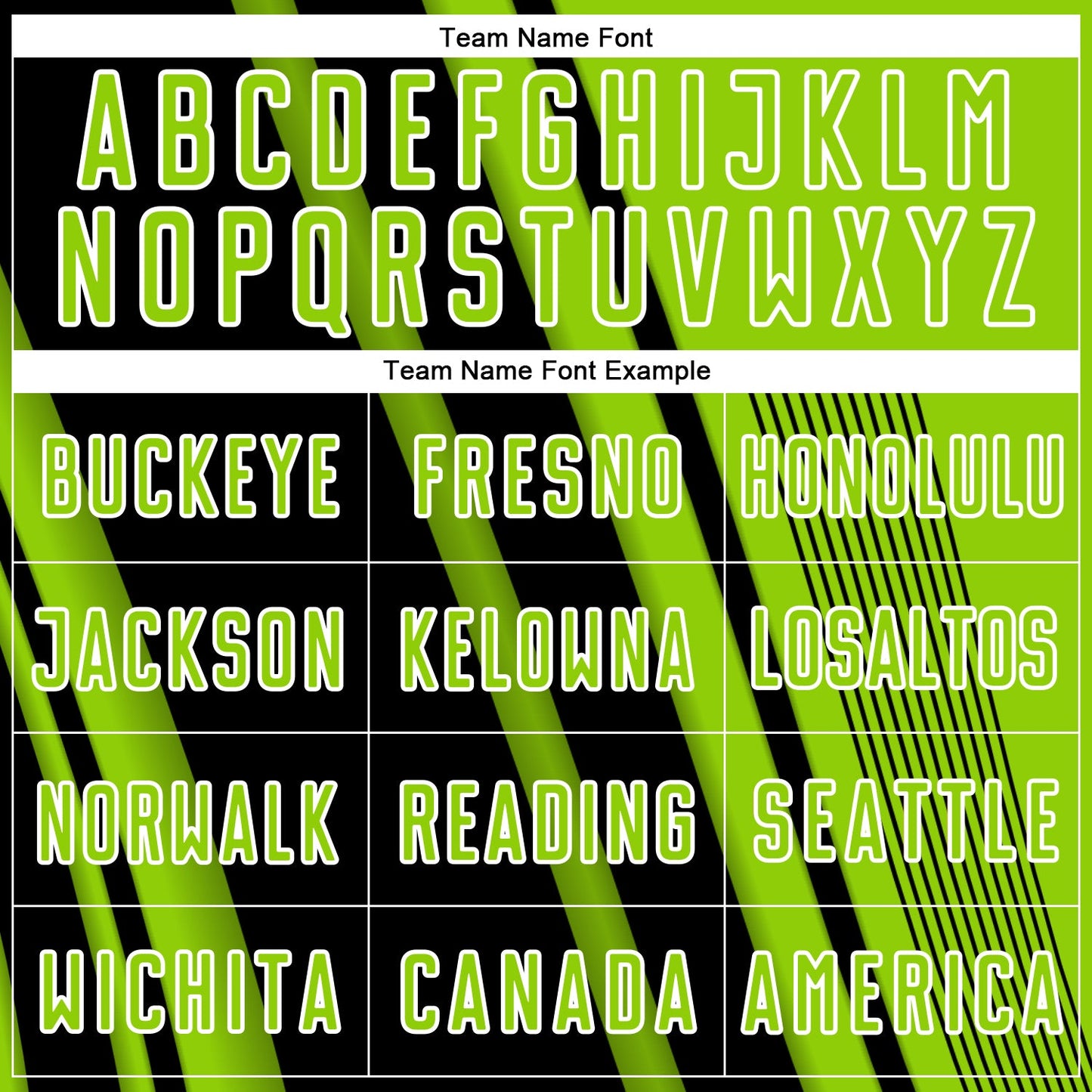 Custom Neon Green Black-White Lines Sports Sublimation Soccer Uniform Jersey Limited