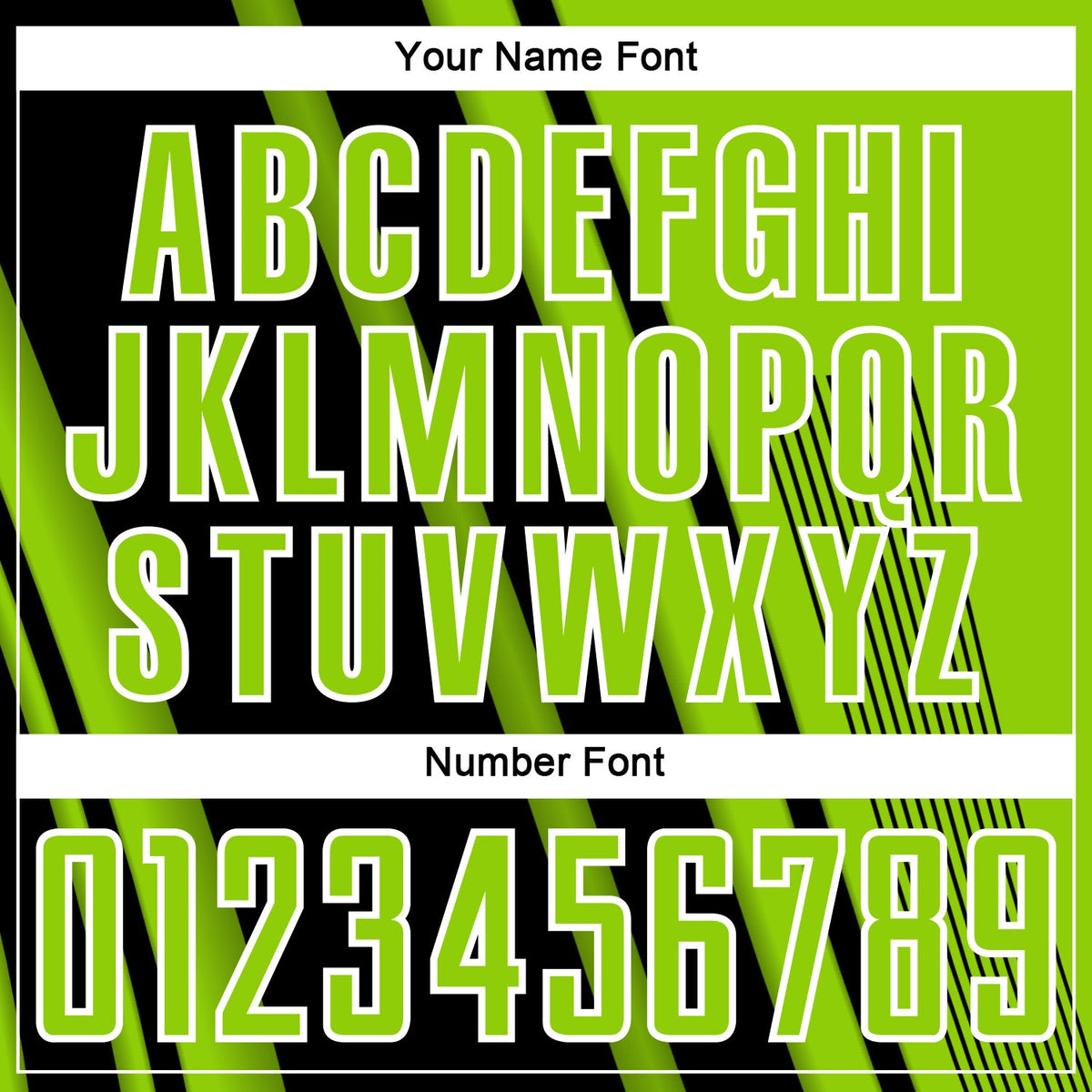 Custom Neon Green Black-White Lines Sports Sublimation Soccer Uniform Jersey Limited