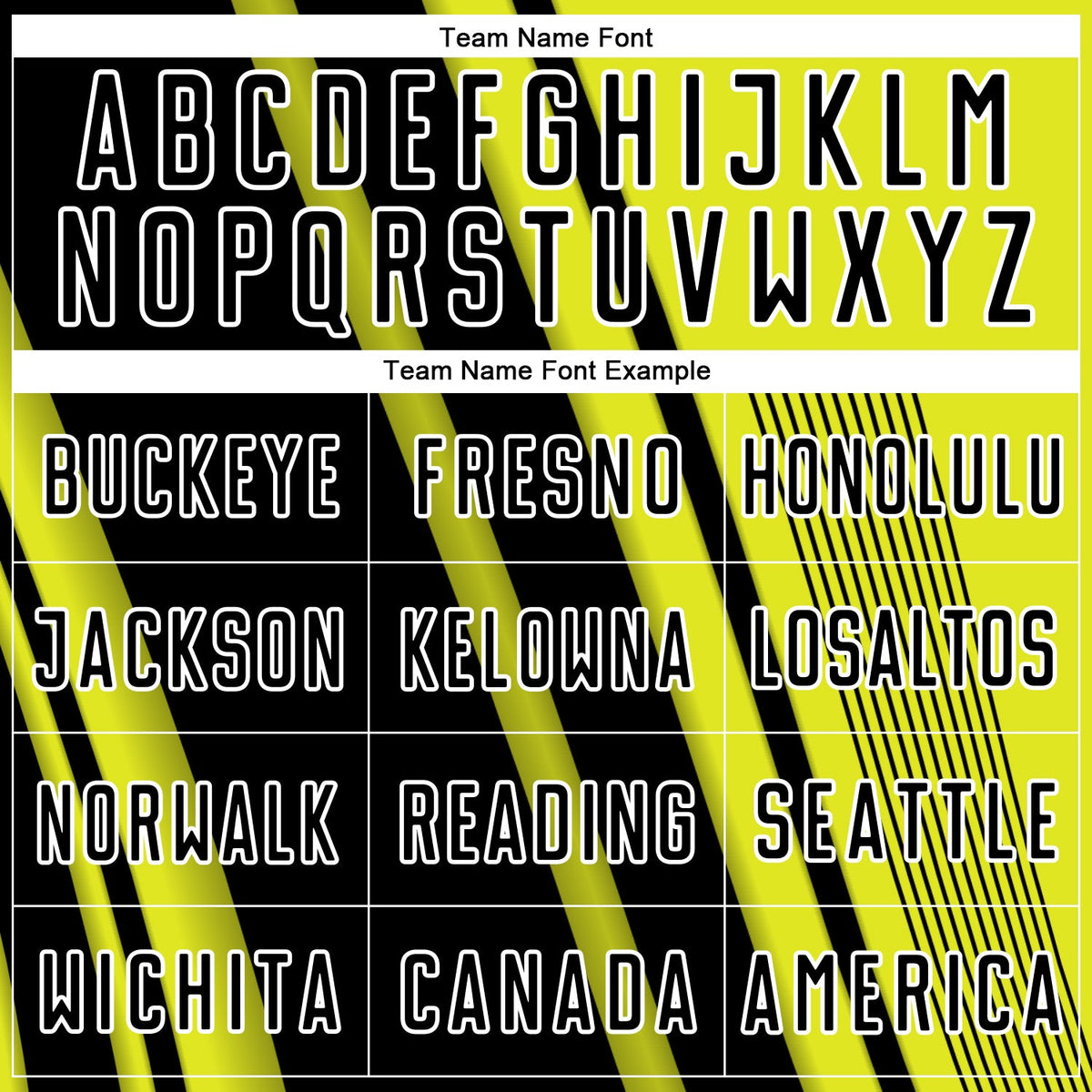 Custom Neon Yellow Black-White Lines Sports Sublimation Soccer Uniform Jersey Limited