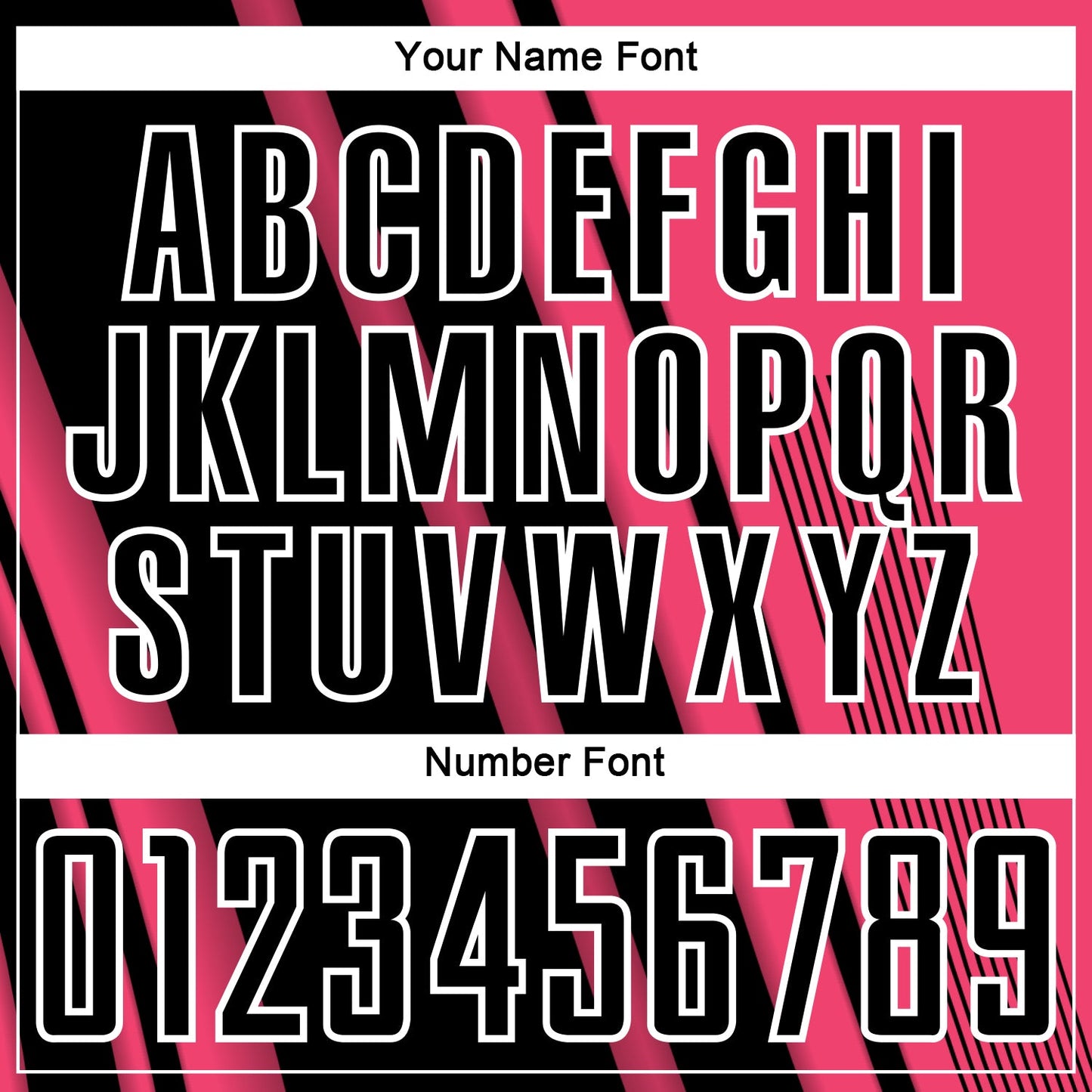 Custom Neon Pink Black-White Lines Sports Sublimation Soccer Uniform Jersey Limited